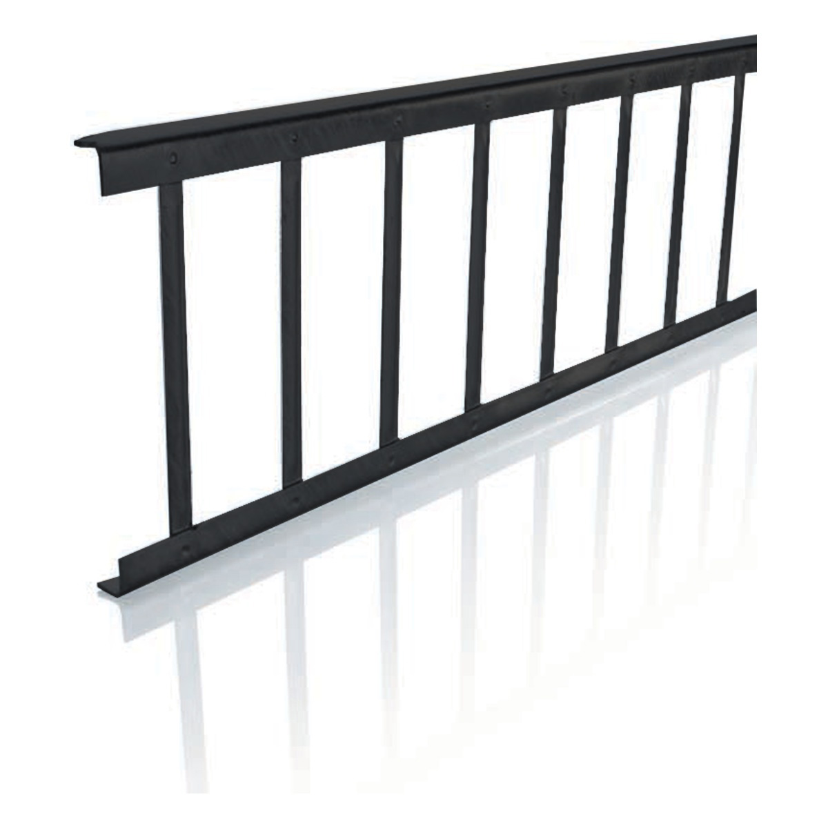 Overhoff Schneefanggitter 1,5 m, 20/20, RAL9055 schwarz Overhoff Schneefanggitter 1,5 m, 20/20, RAL9055 schwarz