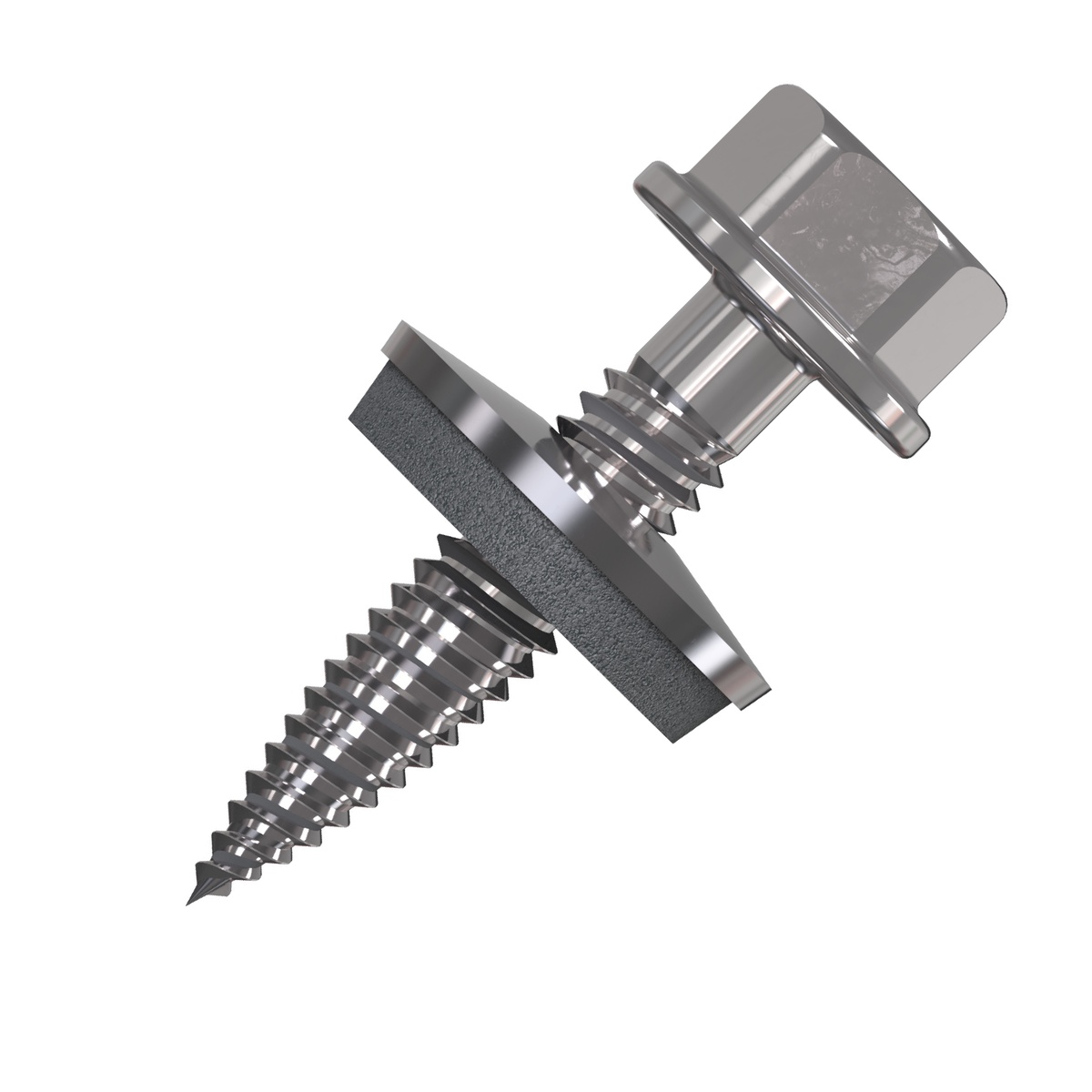 Reisser RP-T2 Stoßverbindungsschraube 4,5x22 mm, E14, Bimetall (Edelstahl A2/Stahl), Vollgewinde, SW8 - 100 Stk.