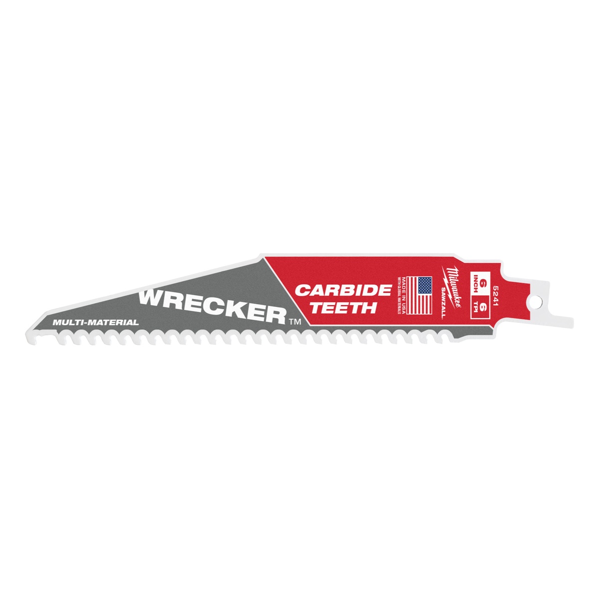 Milwaukee Säbelsägeblatt THE WRECKER HM-bestückt 150 x 4,2 mm (6 TPI) - 1 Stk.