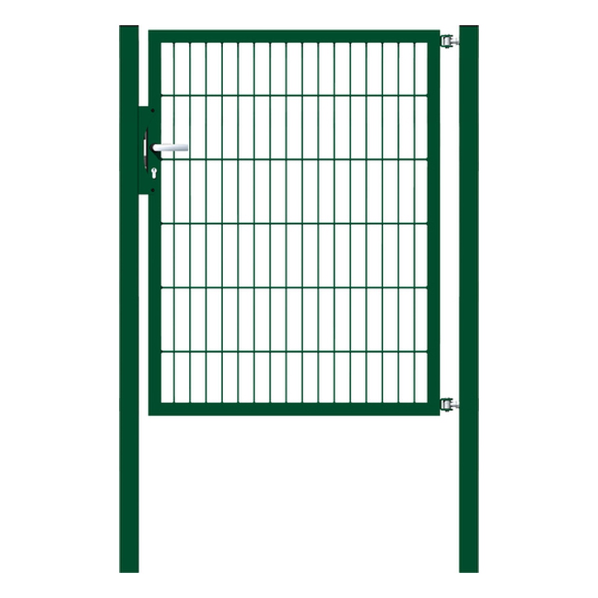 Alberts Einzeltor Flexo, Typ 6/5/6, für Zaunhöhe 1200 mm, 1000 mm breit, grün RAL 6005 - 1 Stk. Alberts Einzeltor Flexo, Typ 6/5/6, für Zaunhöhe 1200 mm, 1000 mm breit, grün RAL 6005 - 1 Stk.