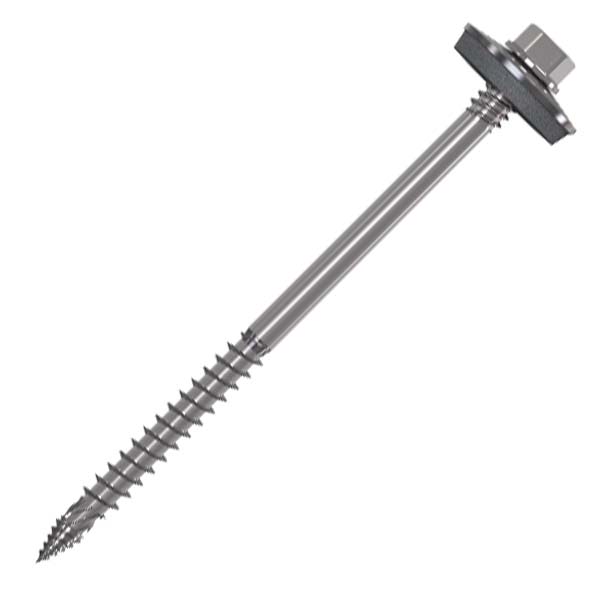 Sandwich-Bohrschraube 6x162 mm Bohrleistung: 0,4-0,75 mm Holzunterkonstruktion, Reisser REFABO Plus RPTD-P Edelstahl A2 spanfrei - 100 Stk.