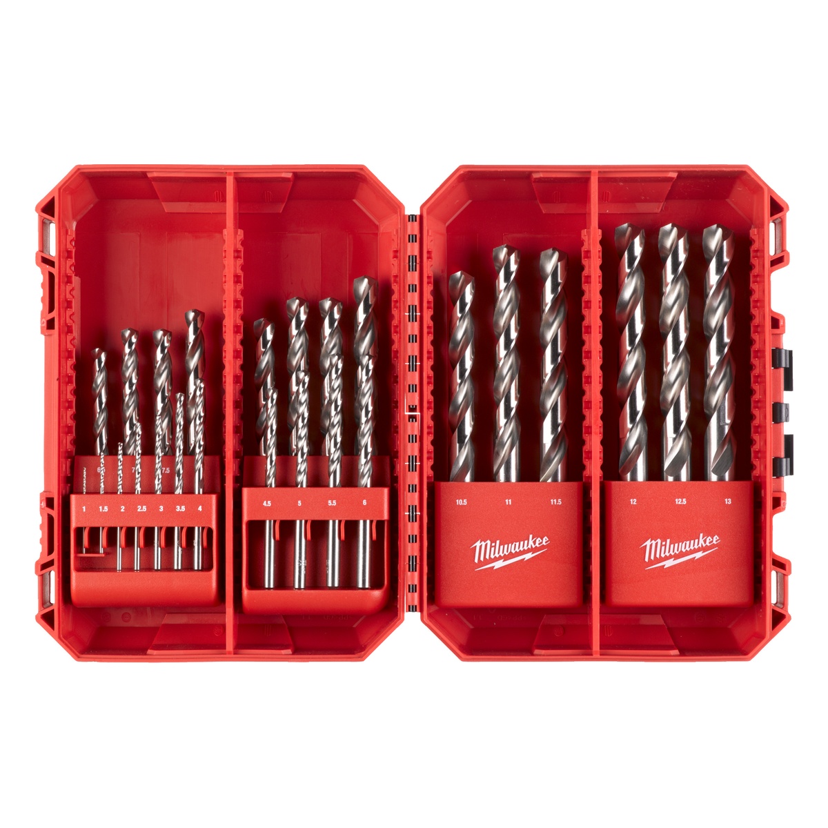 Milwaukee Metallbohrer HSS-G THUNDERWEB DIN 338 Set, HSS-G, 25tlg.