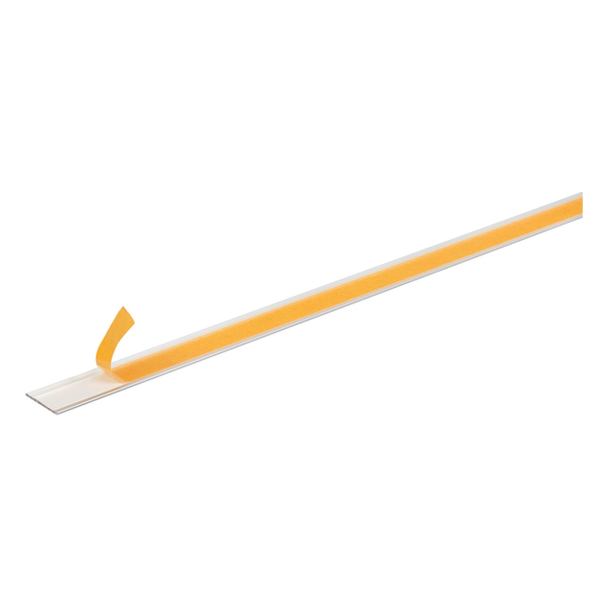 Alberts Flachstange, selbstklebend, 20 x 2 x 1000 mm, Aluminium, silberfarbig eloxiert - 1 Stk.