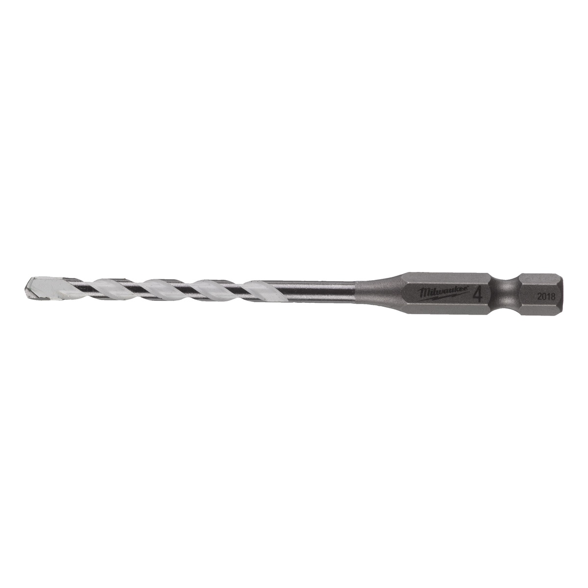 Milwaukee Multimaterialbohrer SHOCKWAVE Ø 4 x 90 mm, 1/4 Zoll Sechskantschaft, Hartmetallspitze, schlagfest