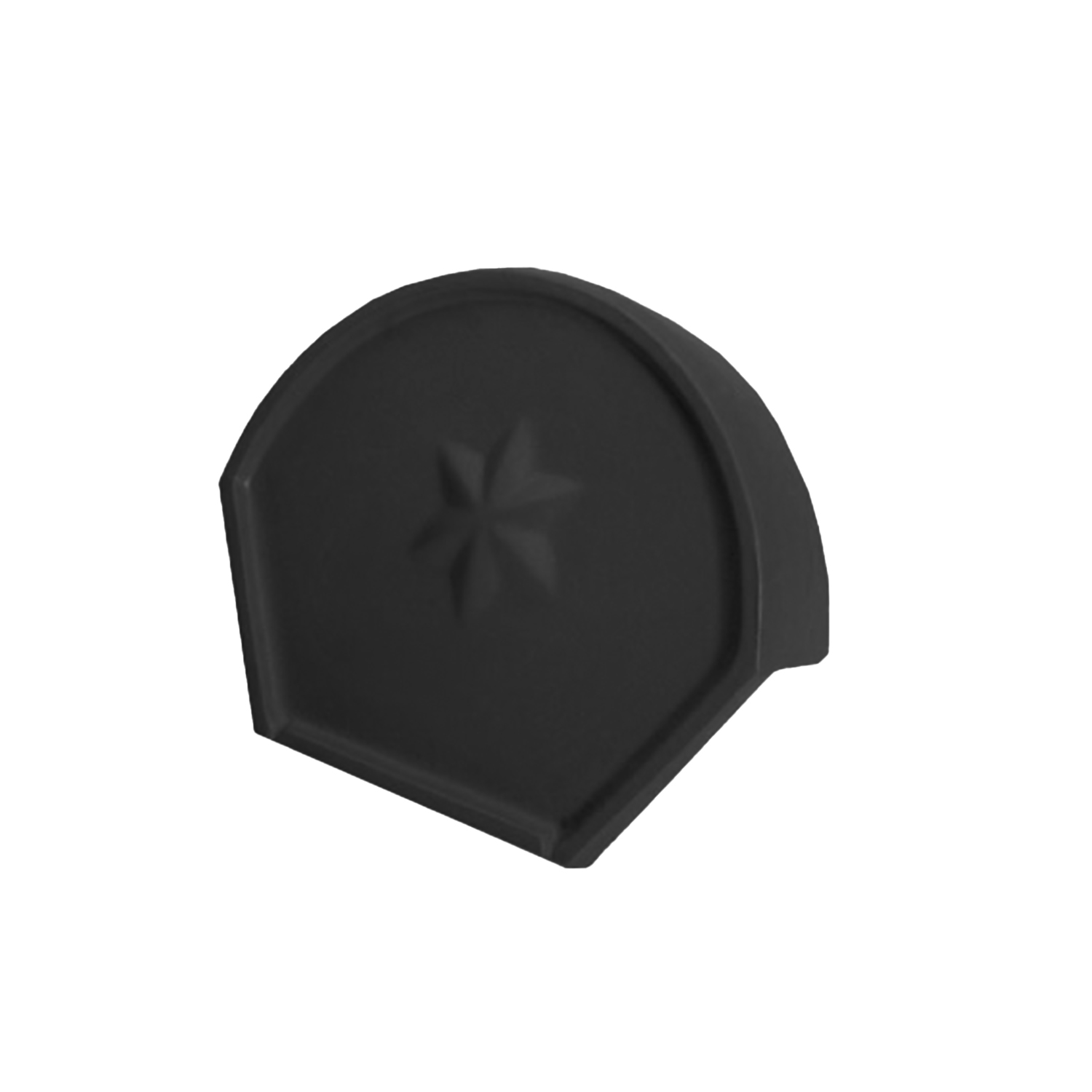 Röben Flandern plus Zierfirstplatte Konisch Ende schwarz