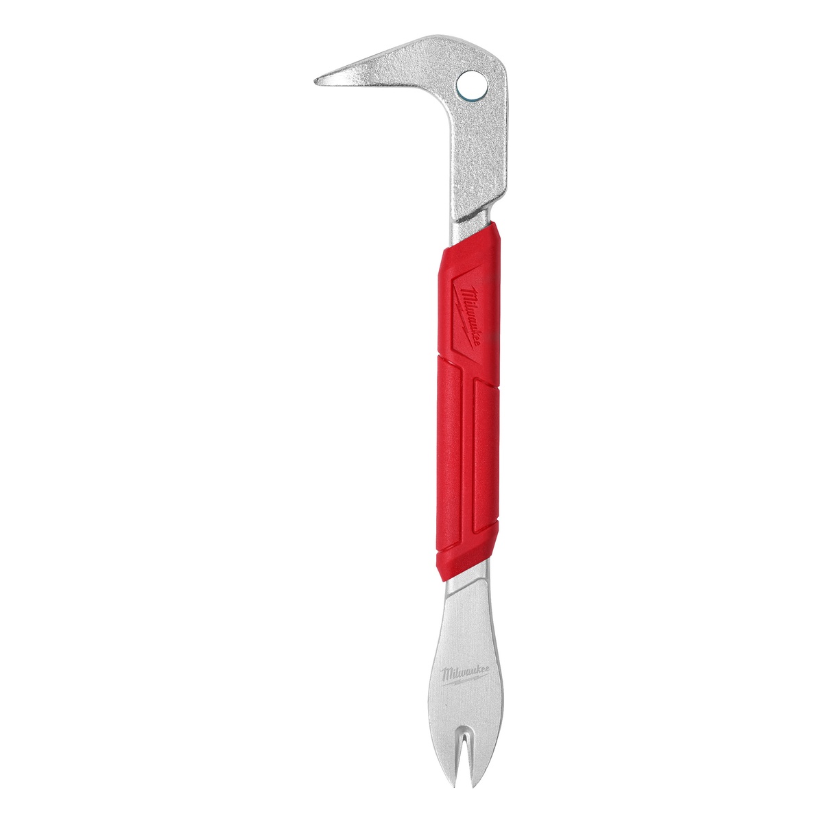 Milwaukee Nageleisen 254 mm (10 Zoll), Ganzstahl, Kralle mit flachem Profil, vibrationsgedämpfter Griff