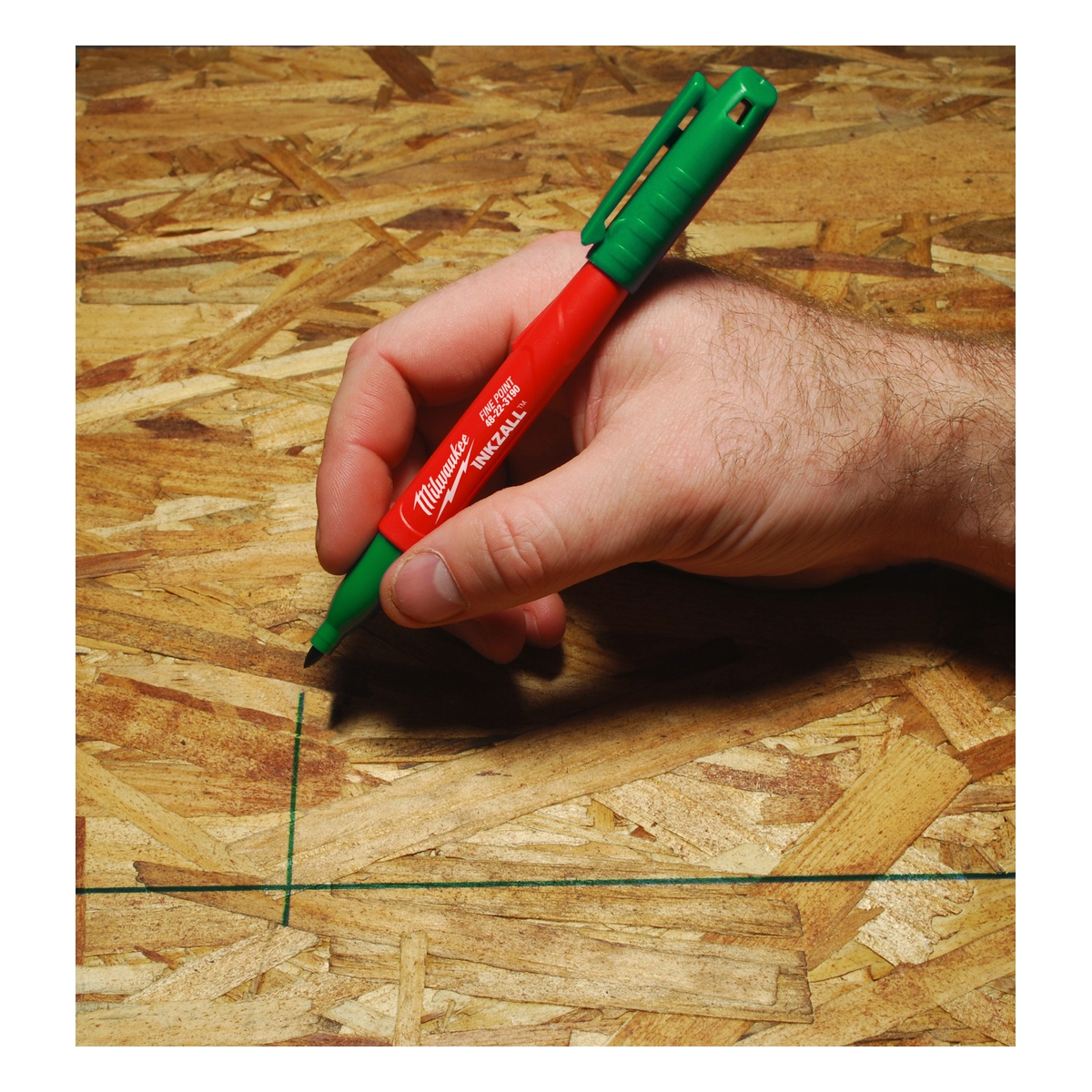 Milwaukee INKZALL feiner Permanentmarker grün - 1 Stk. Milwaukee INKZALL feiner Permanentmarker grün - 1 Stk.