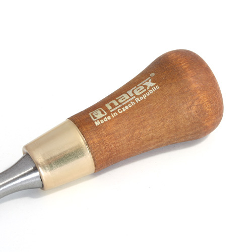Narex Kurzbeitel Wood Line Plus 26 mm, kurzer Ballengriff mit Messingzwinge, 59 HRC