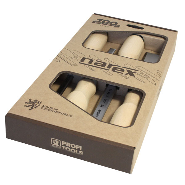 Narex Stechbeitel-Set, Wood Line Profi, 4-tlg. Narex Stechbeitel-Set, Wood Line Profi, 4-tlg.