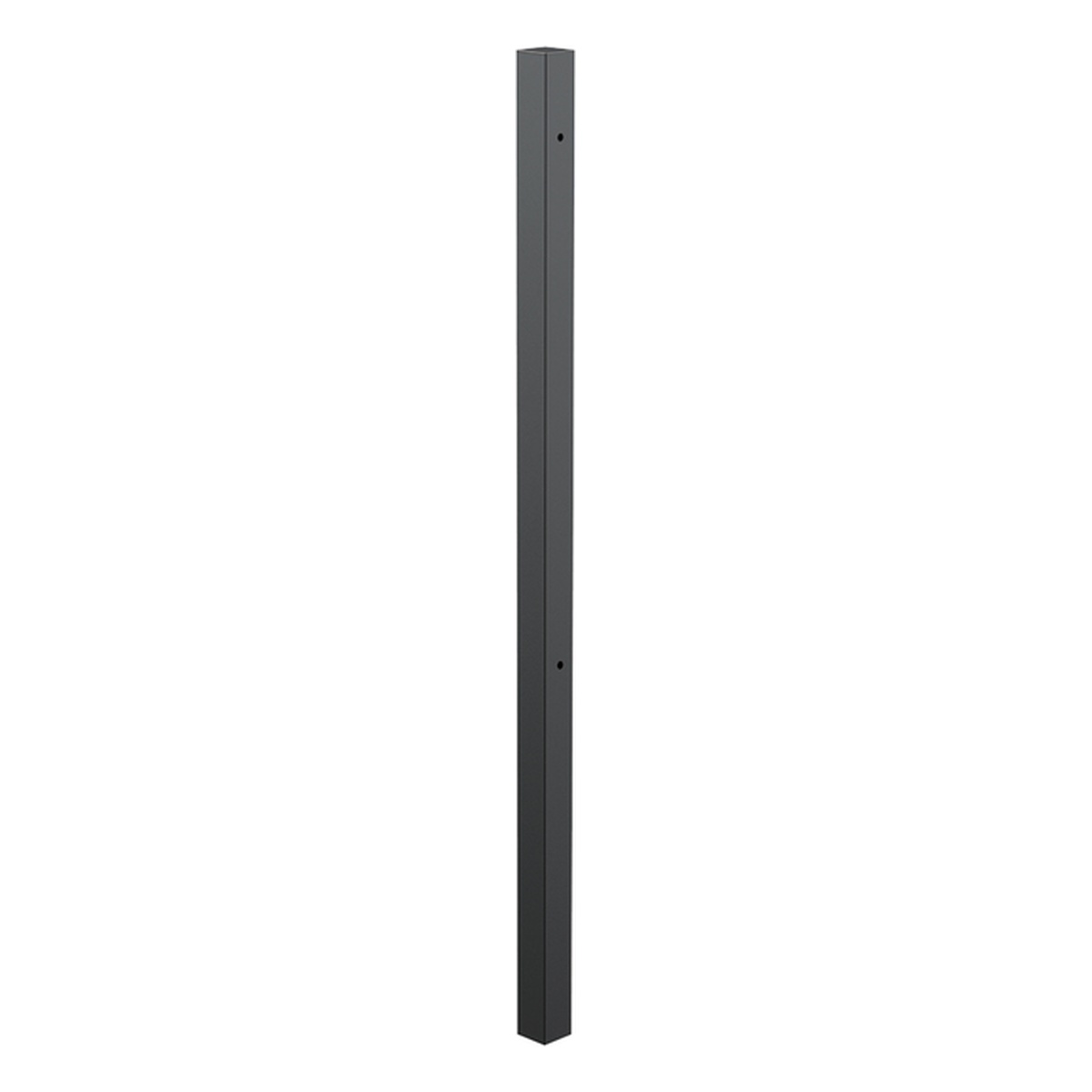 Alberts Klobenpfosten für Doppeltore aus Aluminium, 89 x 89 x 1800 mm, Aluminium, anthrazit kunststoffbeschichtet - 1 Stk.