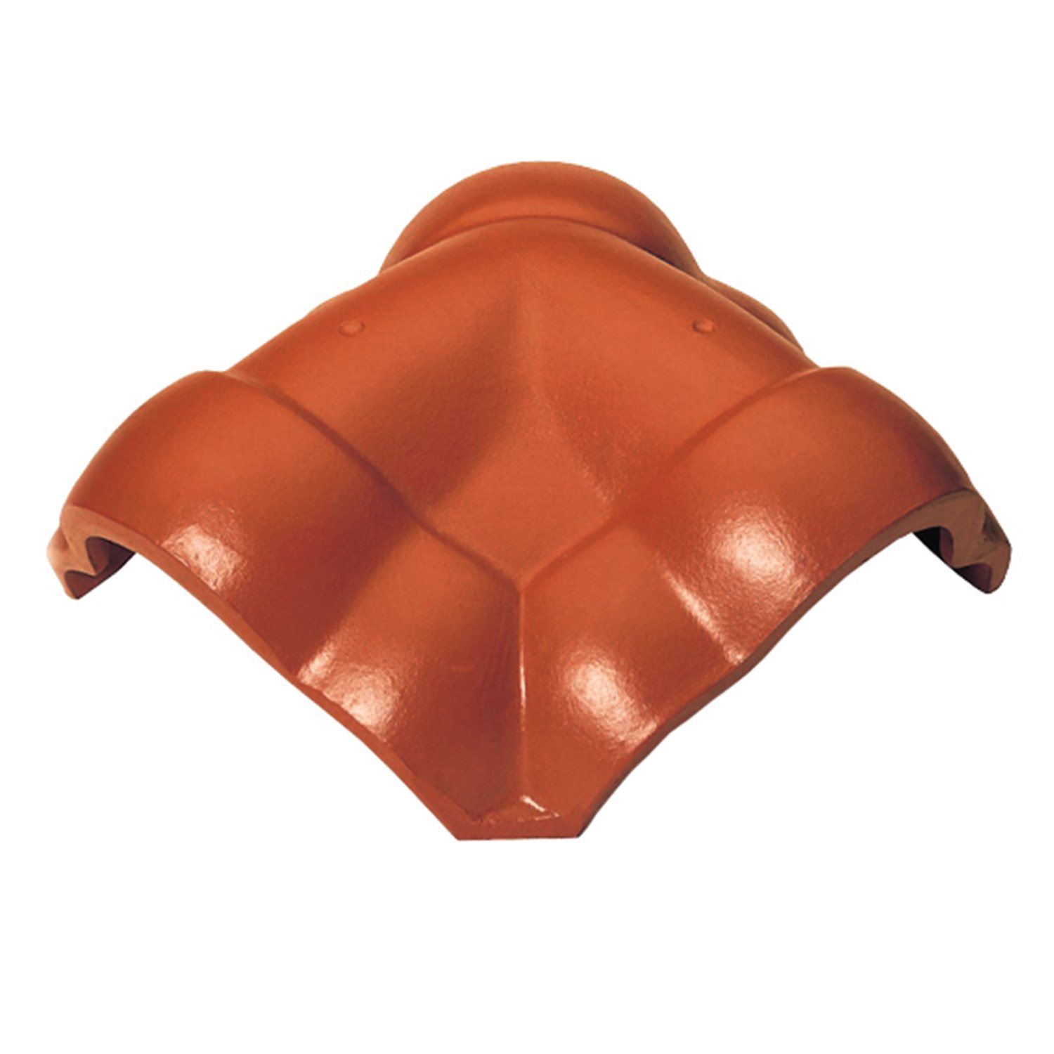 Röben Flandern plus Walmkappe Kleeblatt rot-engobiert