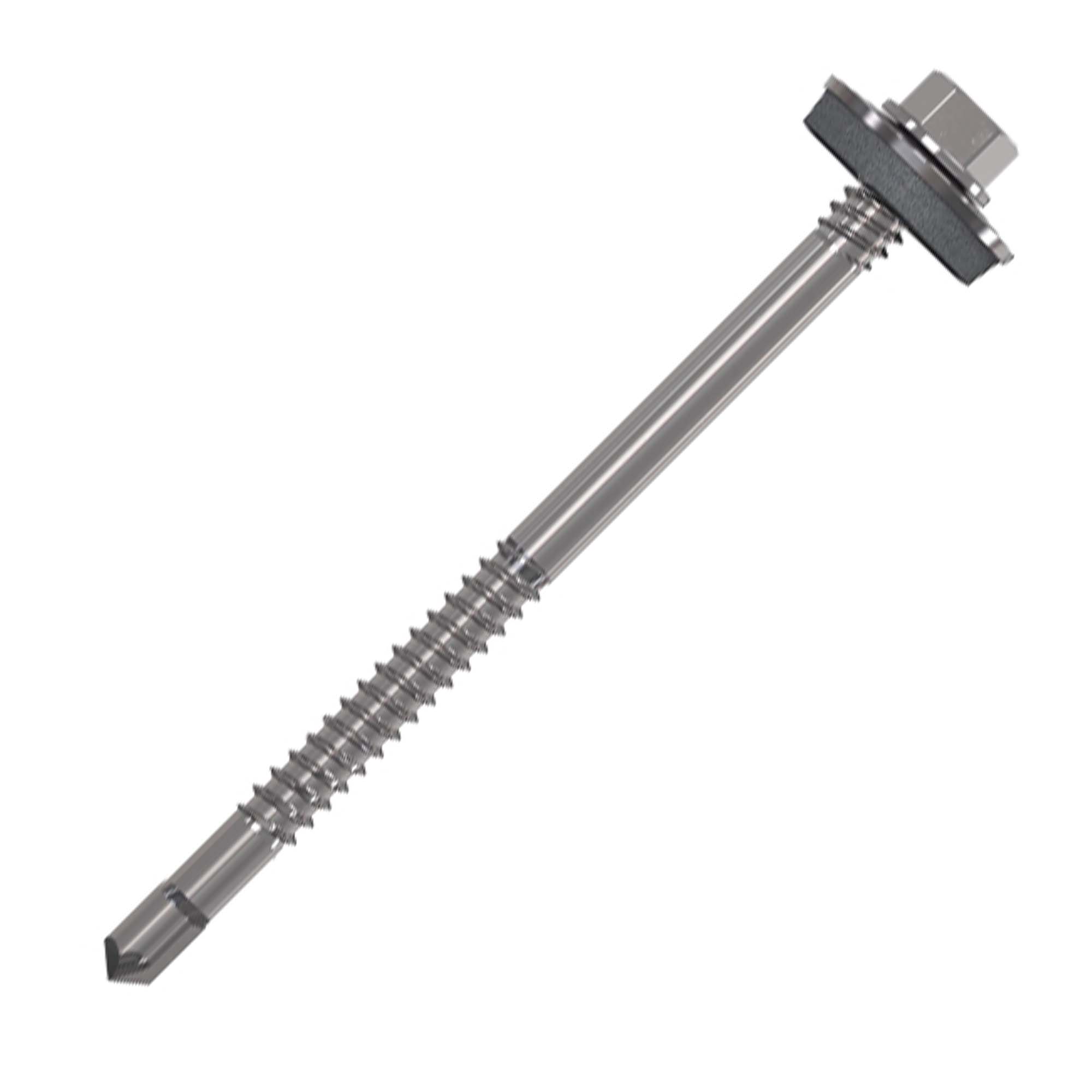 Sandwich-Bohrschraube 5,5x210 mm Bohrleistung: 1,5-5,25 mm Stahl-UK, Reisser REFABO Plus Sandwich RP-7K-P Edelstahl A2 Bohrspan - 100 Stk.