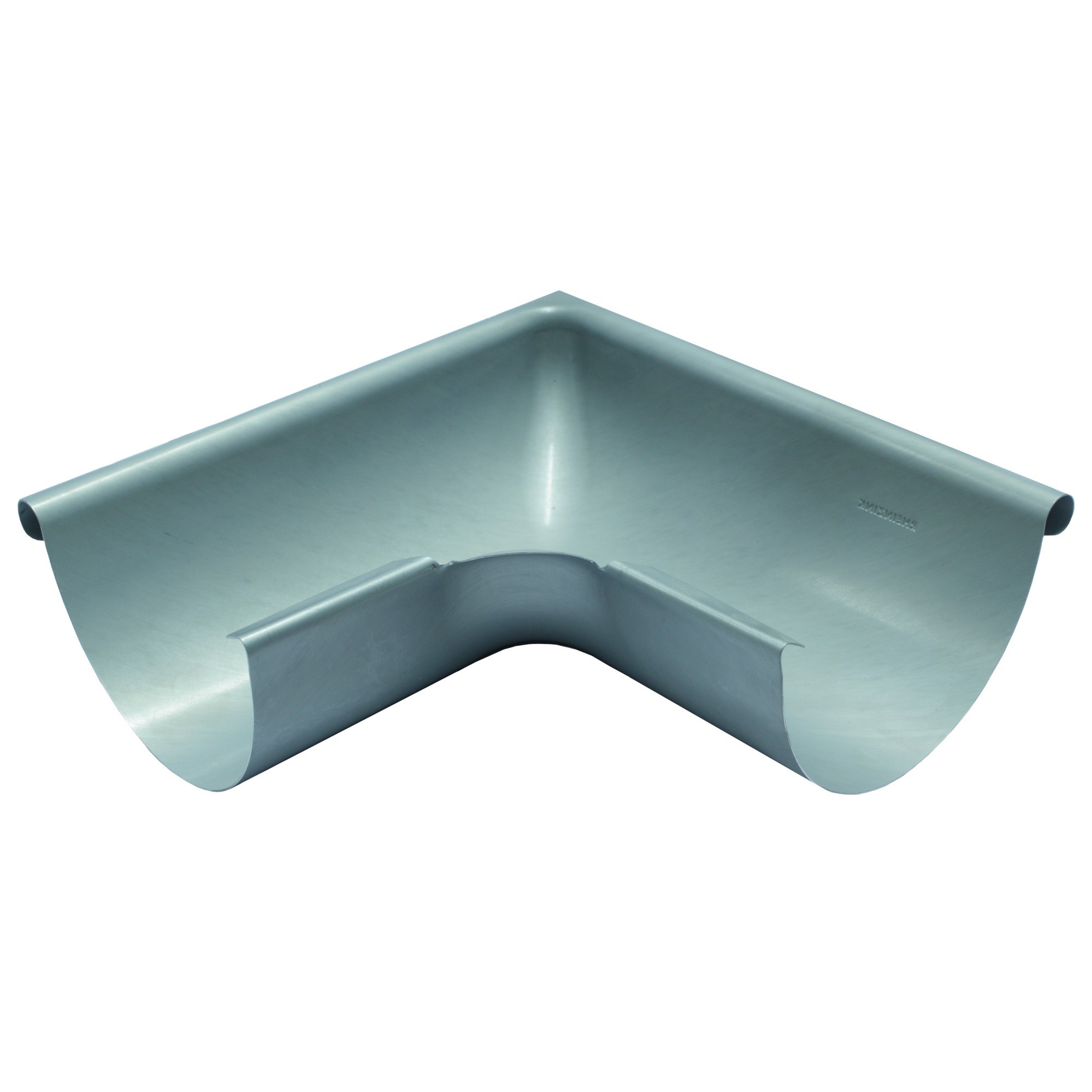 Rheinzink Rinnenwinkel blaugrau 6 tlg, 333 mm Außen