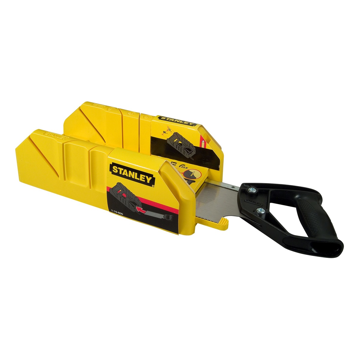Stanley Gehrungslade PVC 350mm mit Rueckensaege