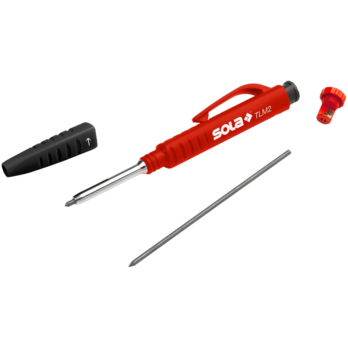 Sola Tieflochmarker TLM2, Markiertiefe bis 45 mm, Graphitmine HB, mit Druckbleistift-Funktion