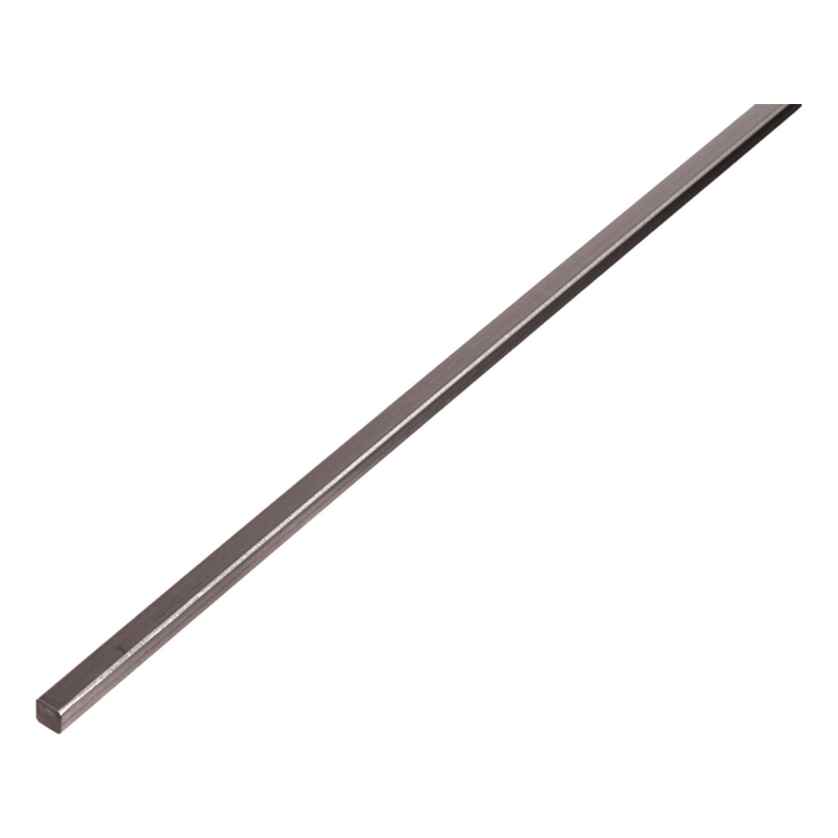 Alberts Vierkantstange, 10 x 10 x 2000 mm, Stahl roh, warmgewalzt - 1 Stk.