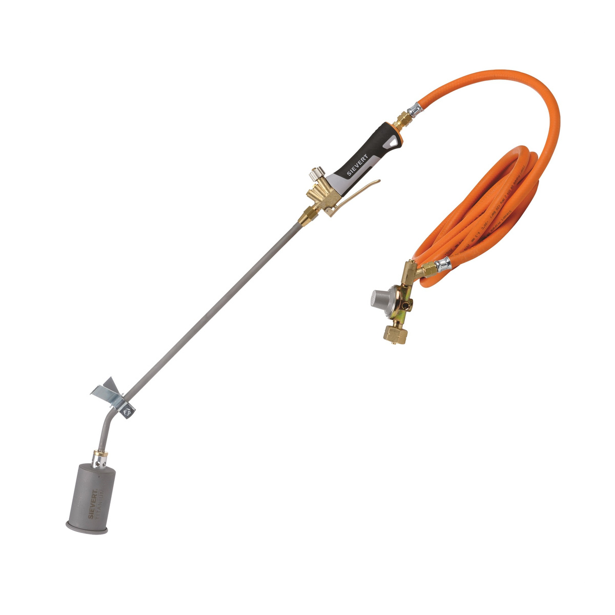Sievert Aufschweißbrenner-Set PRO 88 Titanium 60/850 mm, 114 kW, Schlauch, Druckregler mit SBS, DIN-Kombi