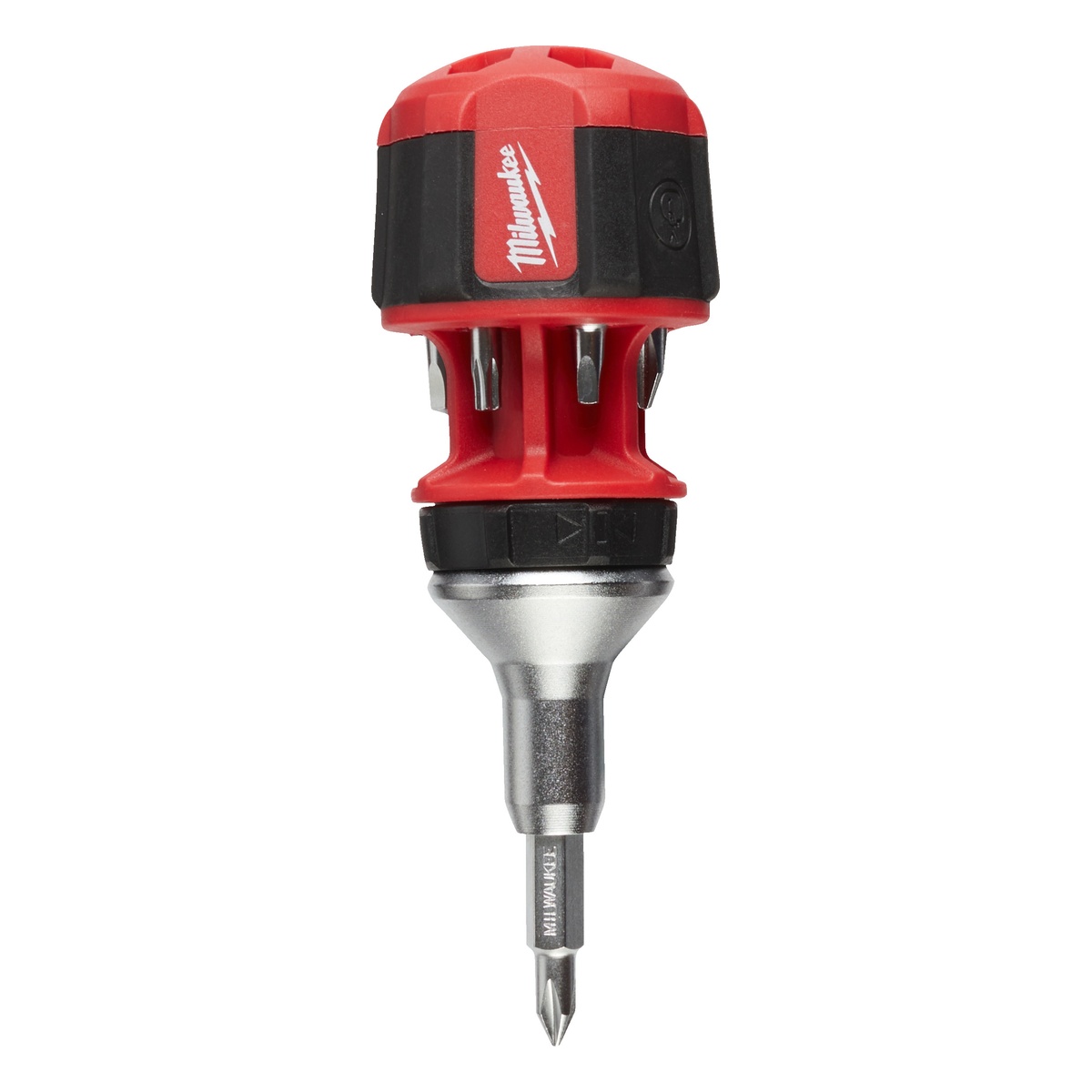 Milwaukee Schrauberdreher mit Ratschenfunktion Stubby inkl. 7 Bits PH/PZ/TX/SL - 1 Stk.
