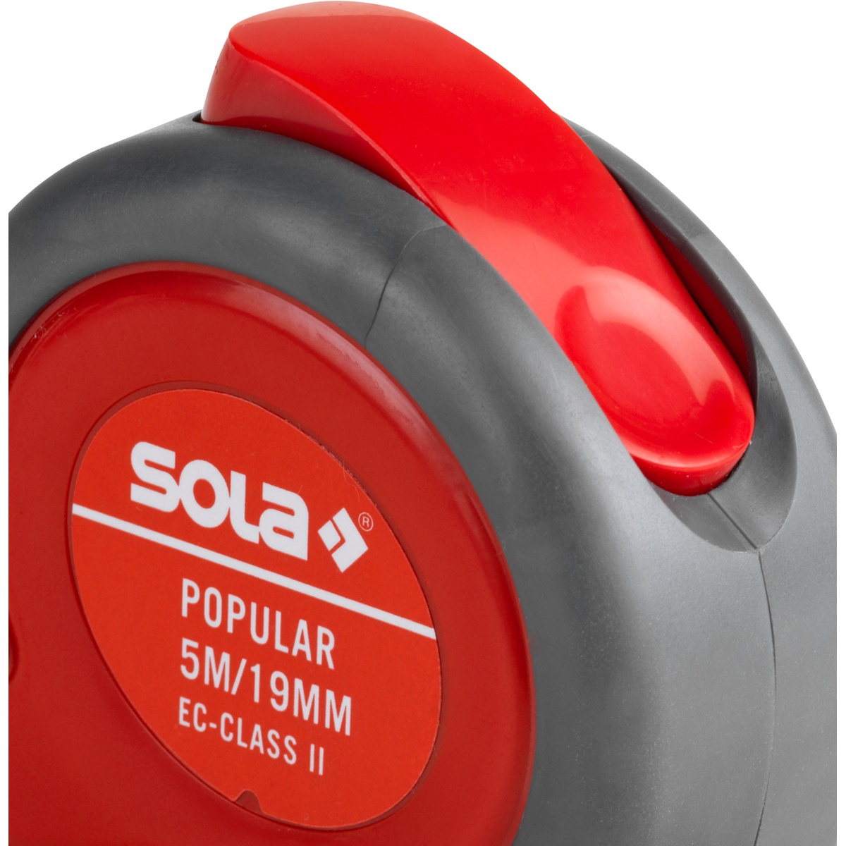 Sola Rollbandmaß POPULAR PP 5, 5 m x 19 mm, EG-Genauigkeitsklasse II, Stahlband gelb