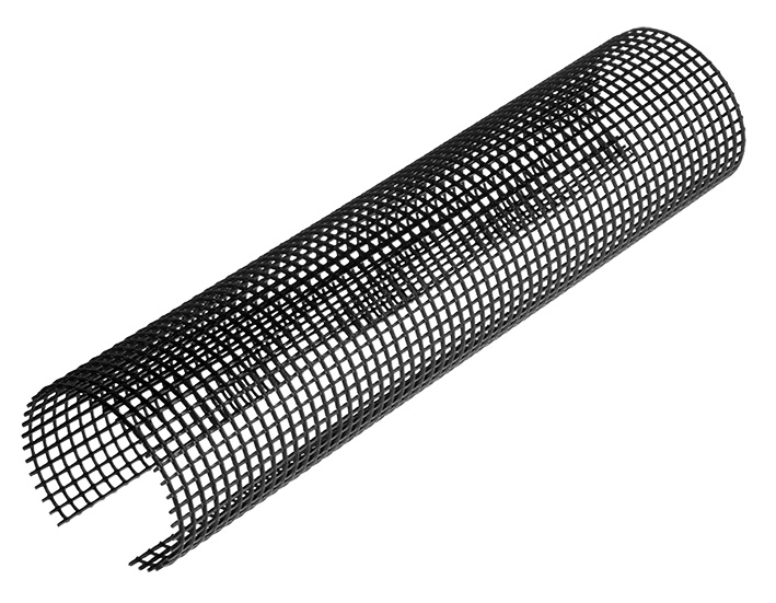 Laubfanggitter NW 100/125 schwarz Dachrinnenschutz Rolle 3m