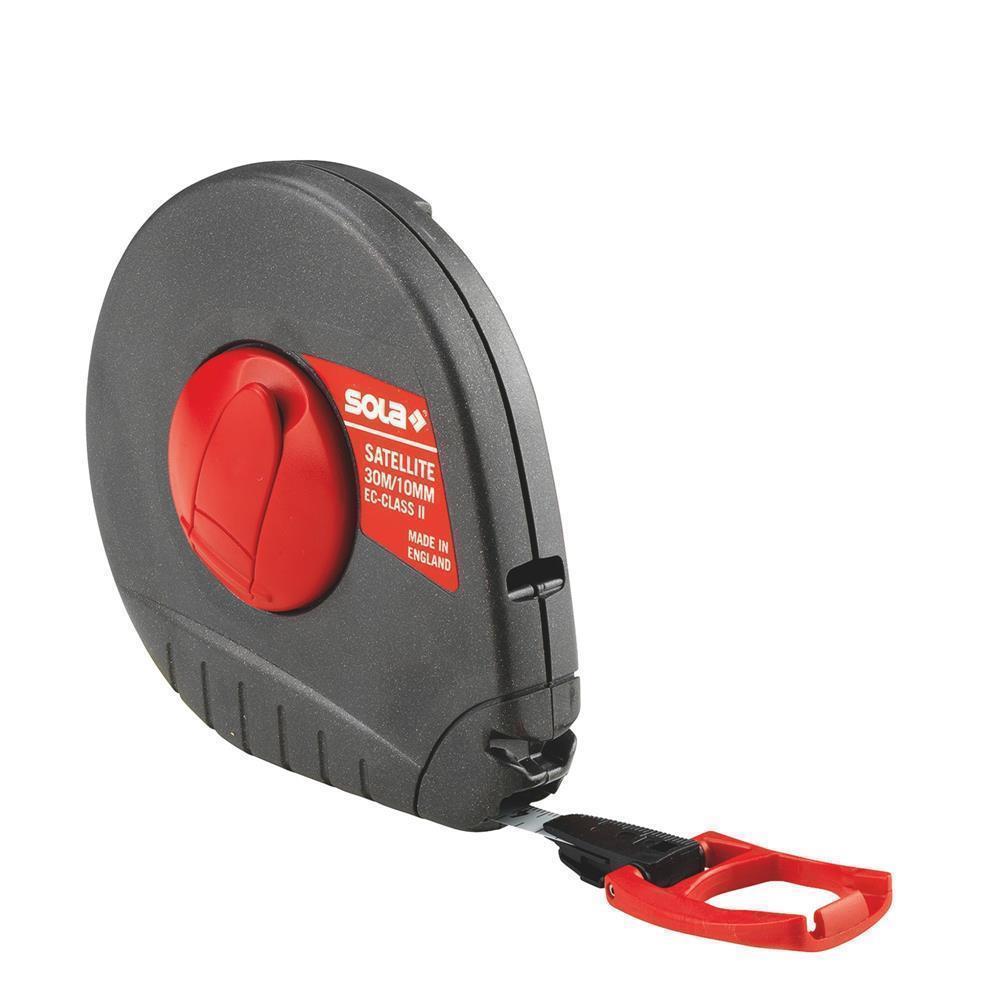 Sola Bandmaß SatelliteST Stahl, Multifunktionshaken 10 m / 10 mm Sola Bandmaß SatelliteST Stahl, Multifunktionshaken 10 m / 10 mm