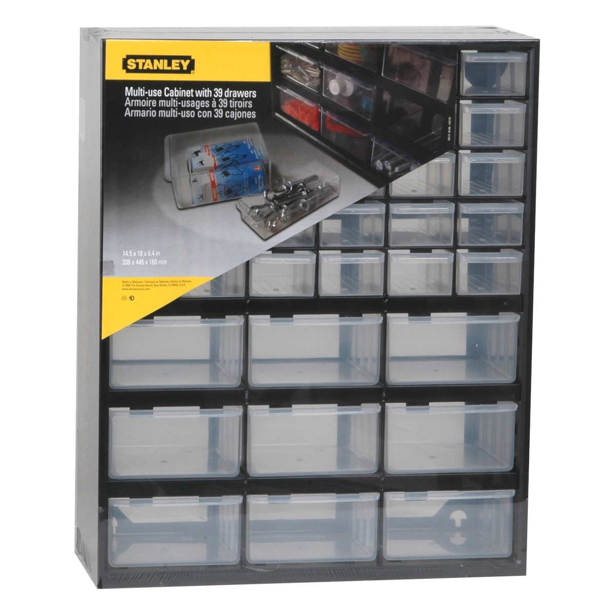 Stanley Kleinteilemagazin mit 39 Schubfaechern