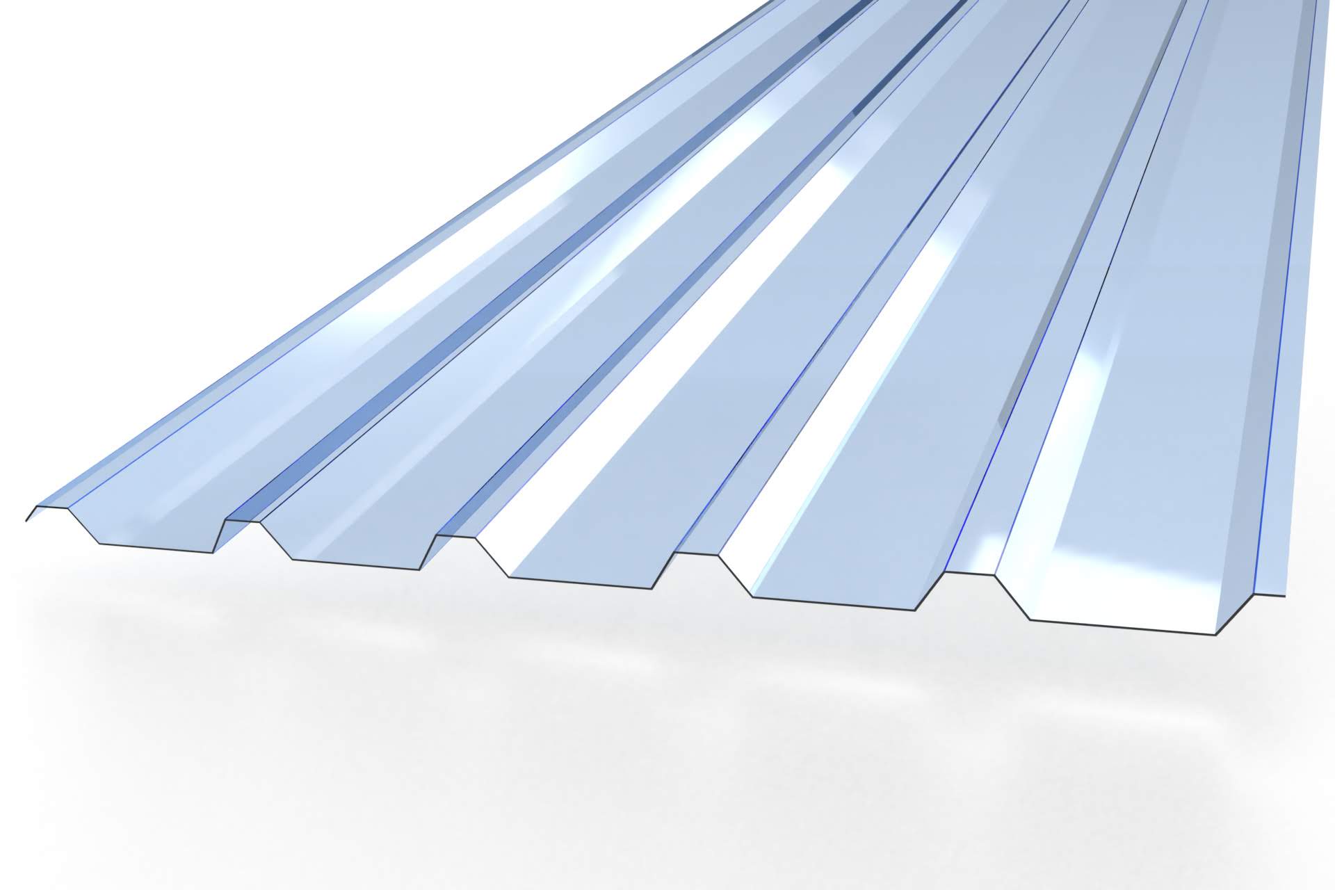 Lichtplatte PVC T35M, verschiedene Längen Lichtplatte PVC T35M, verschiedene Längen