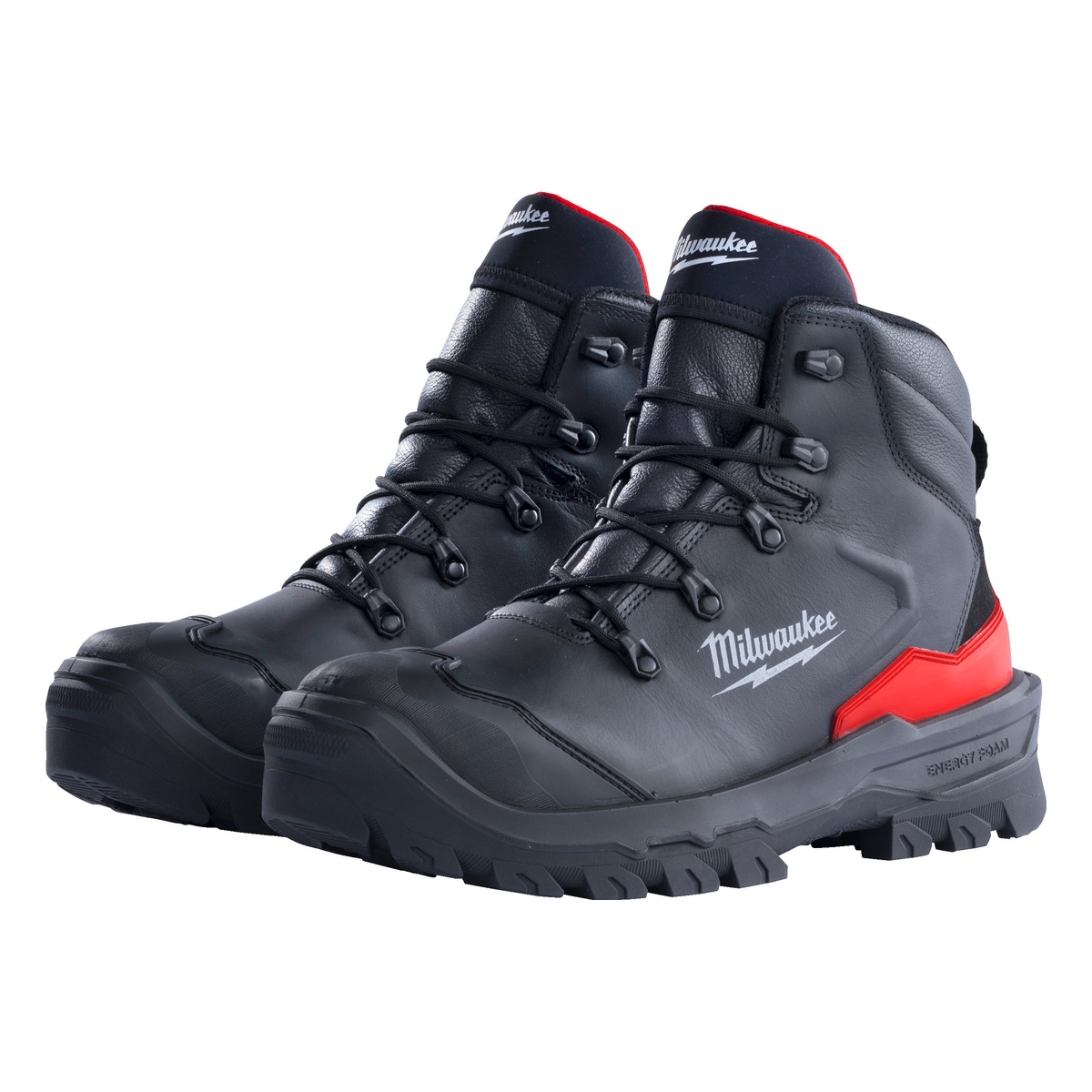 Milwaukee ARMOURTRED™ S3S Sicherheits-Schnürstiefel Leder schwarz Größe 48 - 1 Stk.