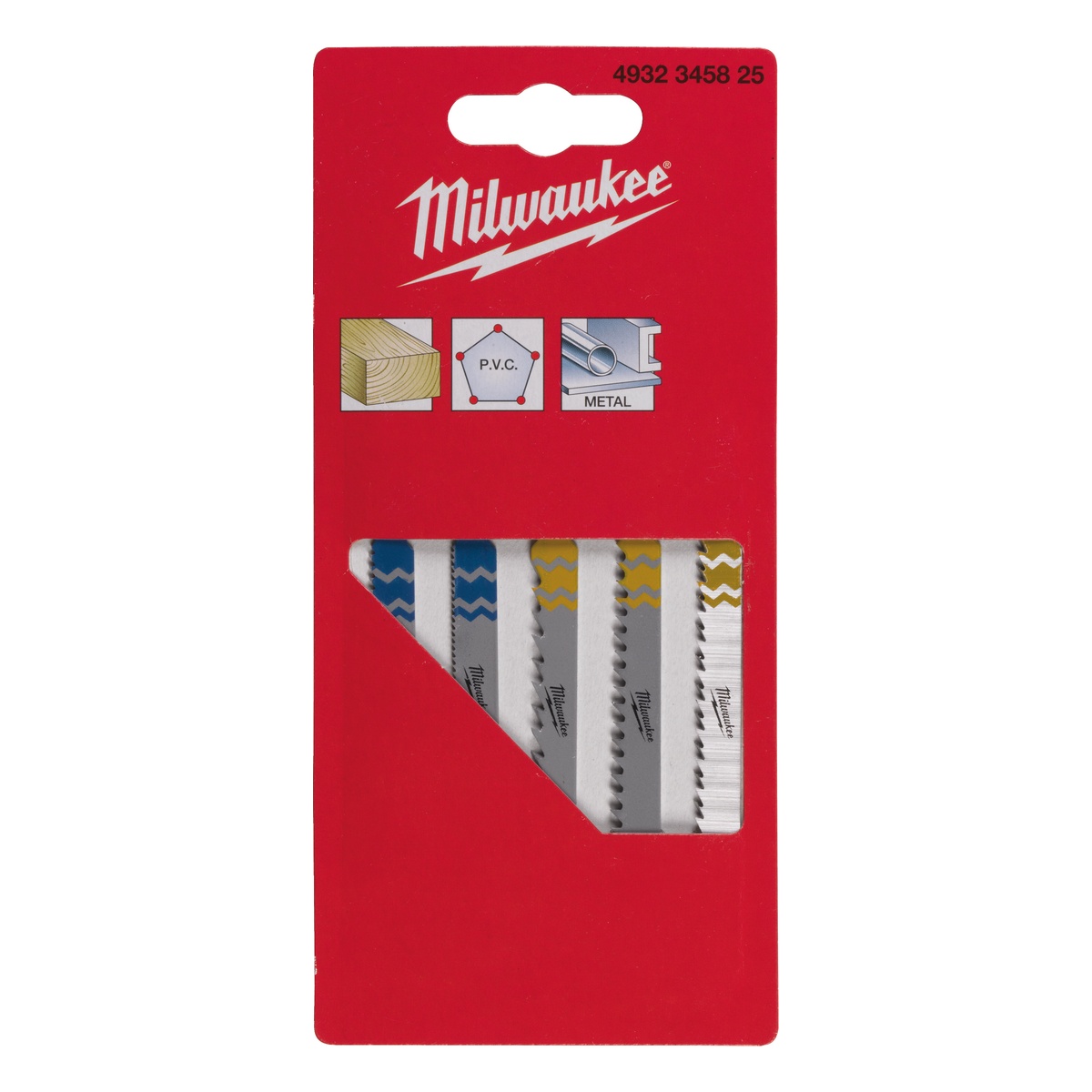 Milwaukee Stichsägeblatt Set 5-teilig - 1 Stk. Milwaukee Stichsägeblatt Set 5-teilig - 1 Stk.