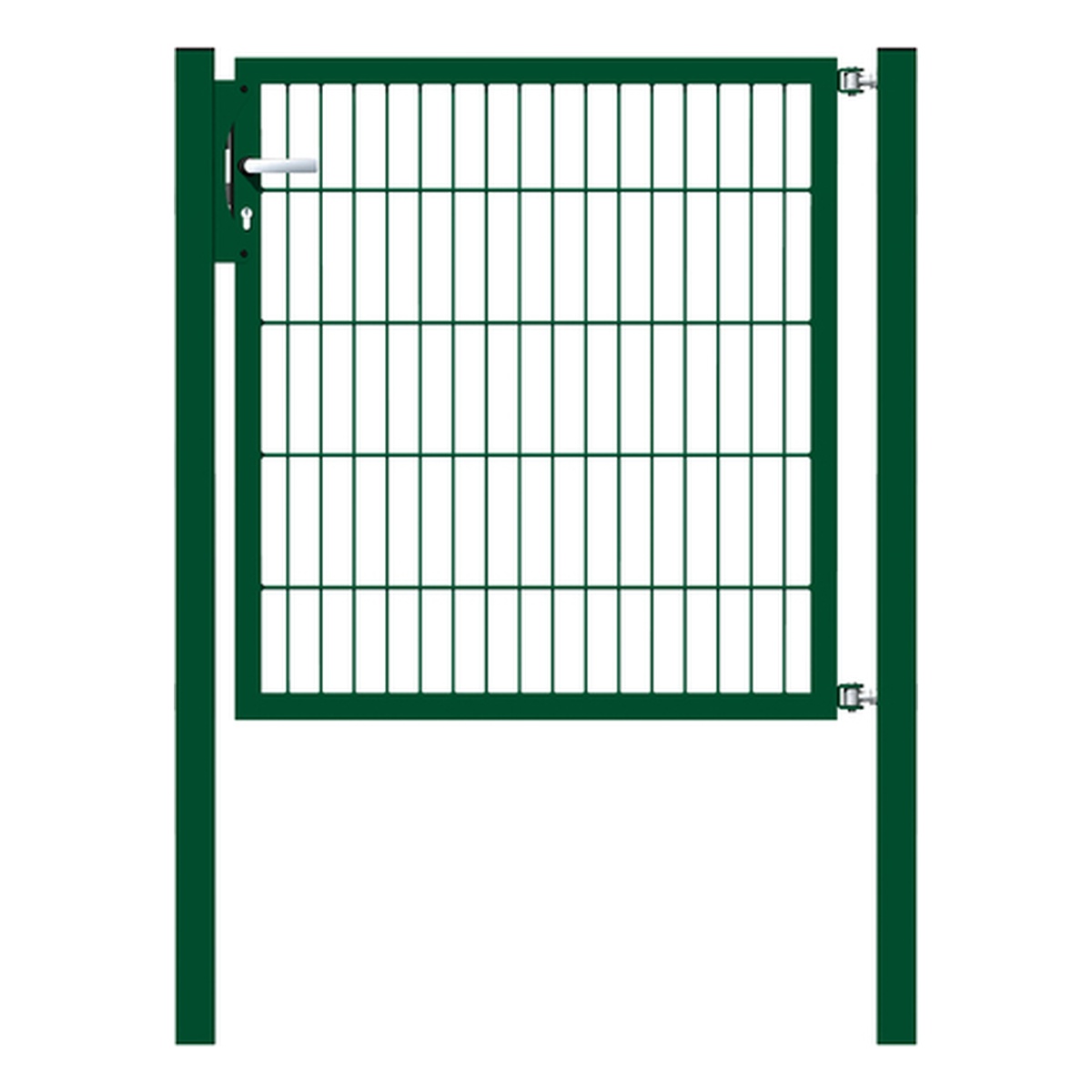 Alberts Einzeltor Flexo, Typ 6/5/6, für Zaunhöhe 1000 mm, 1000 mm breit, grün RAL 6005 - 1 Stk. Alberts Einzeltor Flexo, Typ 6/5/6, für Zaunhöhe 1000 mm, 1000 mm breit, grün RAL 6005 - 1 Stk.