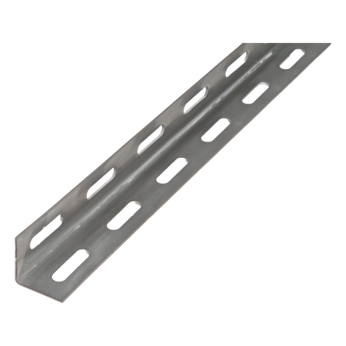 Alberts Winkelprofil, gelocht, 27 x 27 x 1,5 x 1000 mm, Stahl roh, feuerverzinkt - 1 Stk.