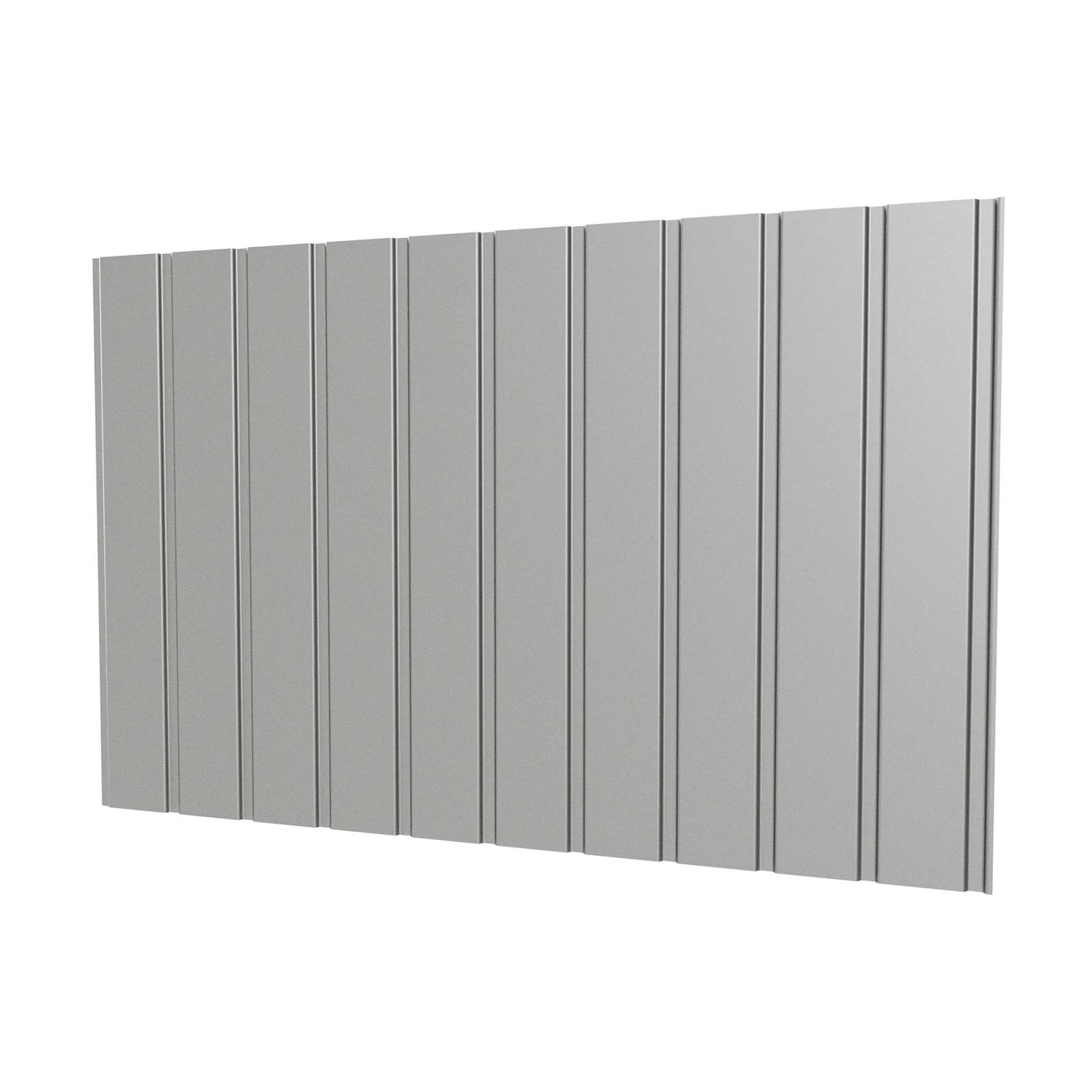 Trapezblech T7M Wand, 0,75 mm, RAL 9006 Weissaluminium, 3400 mm Länge