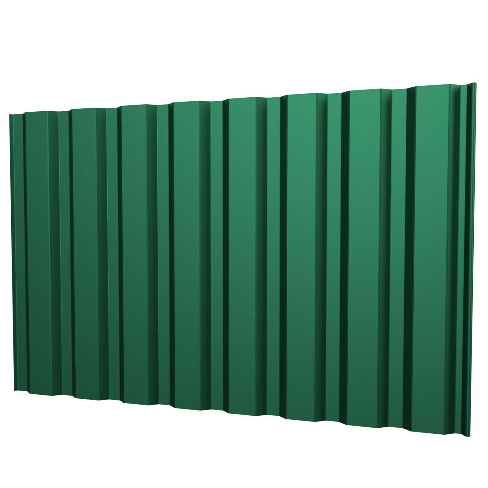 Trapezblech T20M Wand 0,5 mm, RAL 6005 Moosgrün, 5500 mm Länge