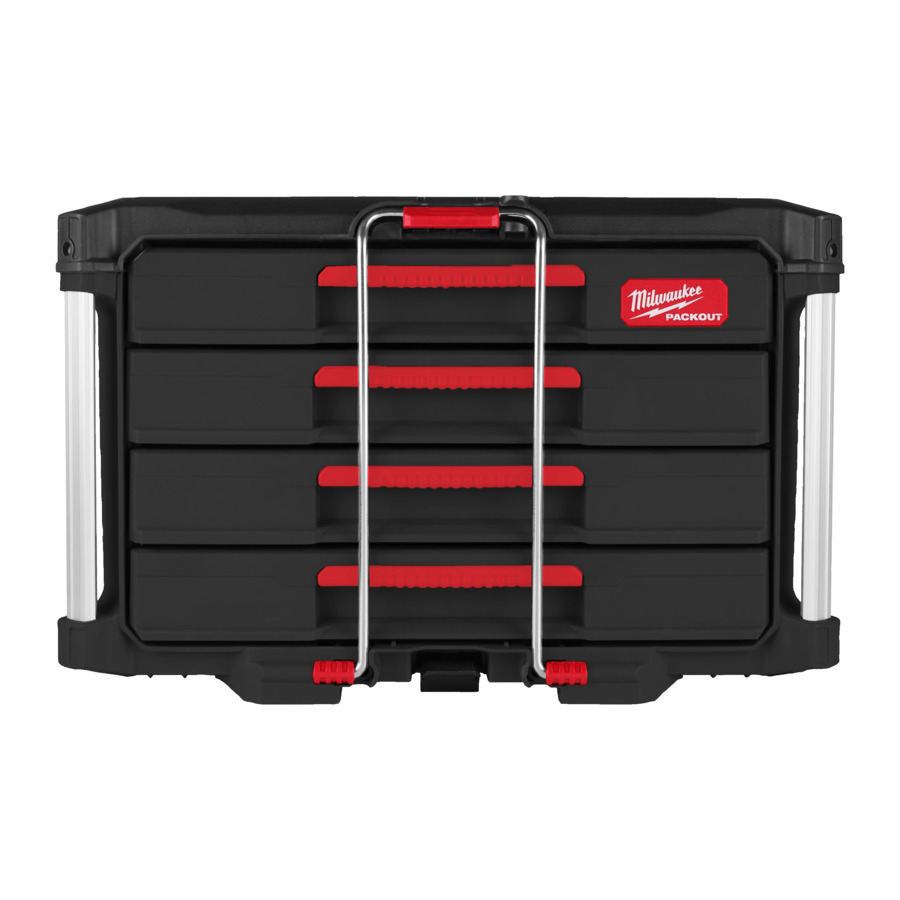 Milwaukee Packout Koffer mit 4 Schubladen