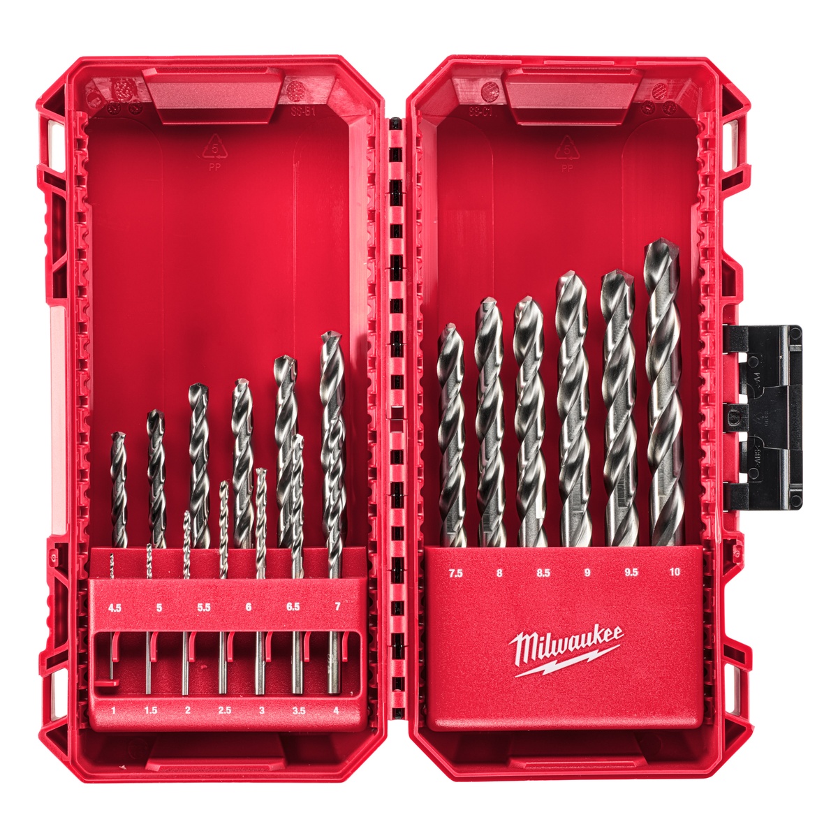 Milwaukee Metallbohrer HSS-G THUNDERWEB DIN 338 Set, HSS-G, 19tlg.