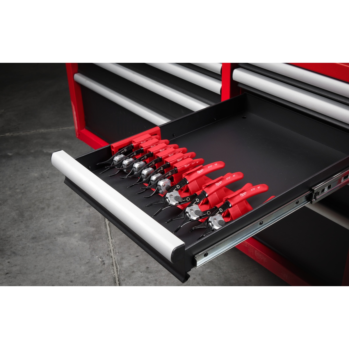 Milwaukee Sicherungsringzangen-Set, 9tlg.