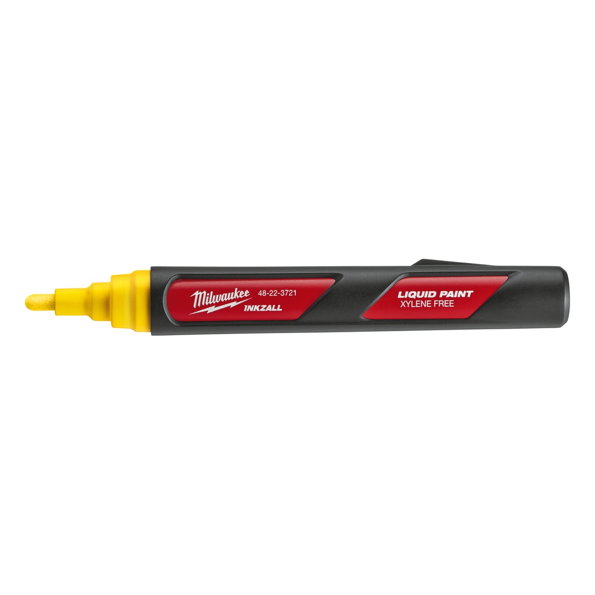 Milwaukee INKZALL Lackmarker gelb, Ventilmechanismus, für Oberflächen von -10 bis +145 °C