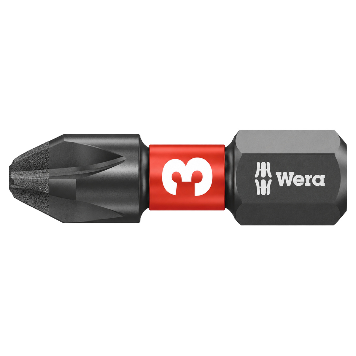 Wera Bit Kreuzschlitz PH3 x 25 mm, Impaktor, diamantbeschichtet, schlagschrauberfest