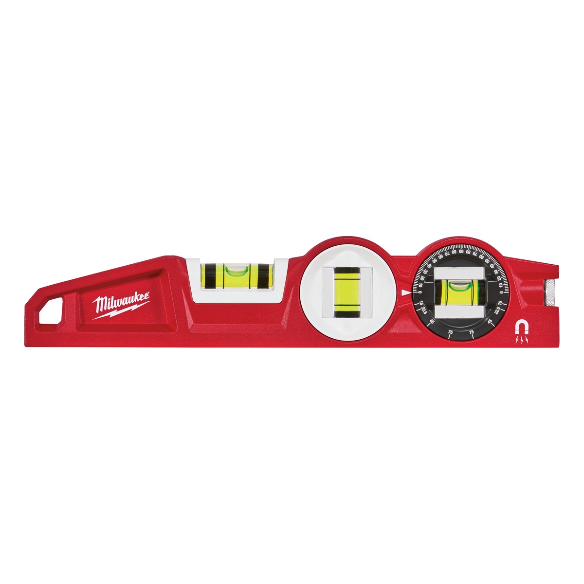 Milwaukee Wasserwaage Torpedo 360°, 25 cm lang magnetisch - 1 Stk. Milwaukee Wasserwaage Torpedo 360°, 25 cm lang magnetisch - 1 Stk.
