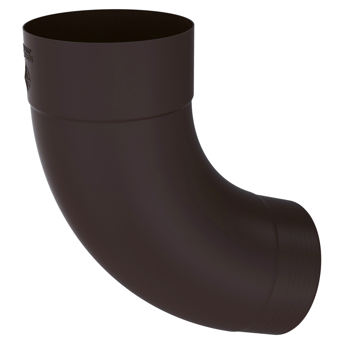 Zambelli Fallrohrbogen Meister-Bogen 72° 120 mm, Dunkelbraun RAL 8019, COLORDUR - 1 Stk.