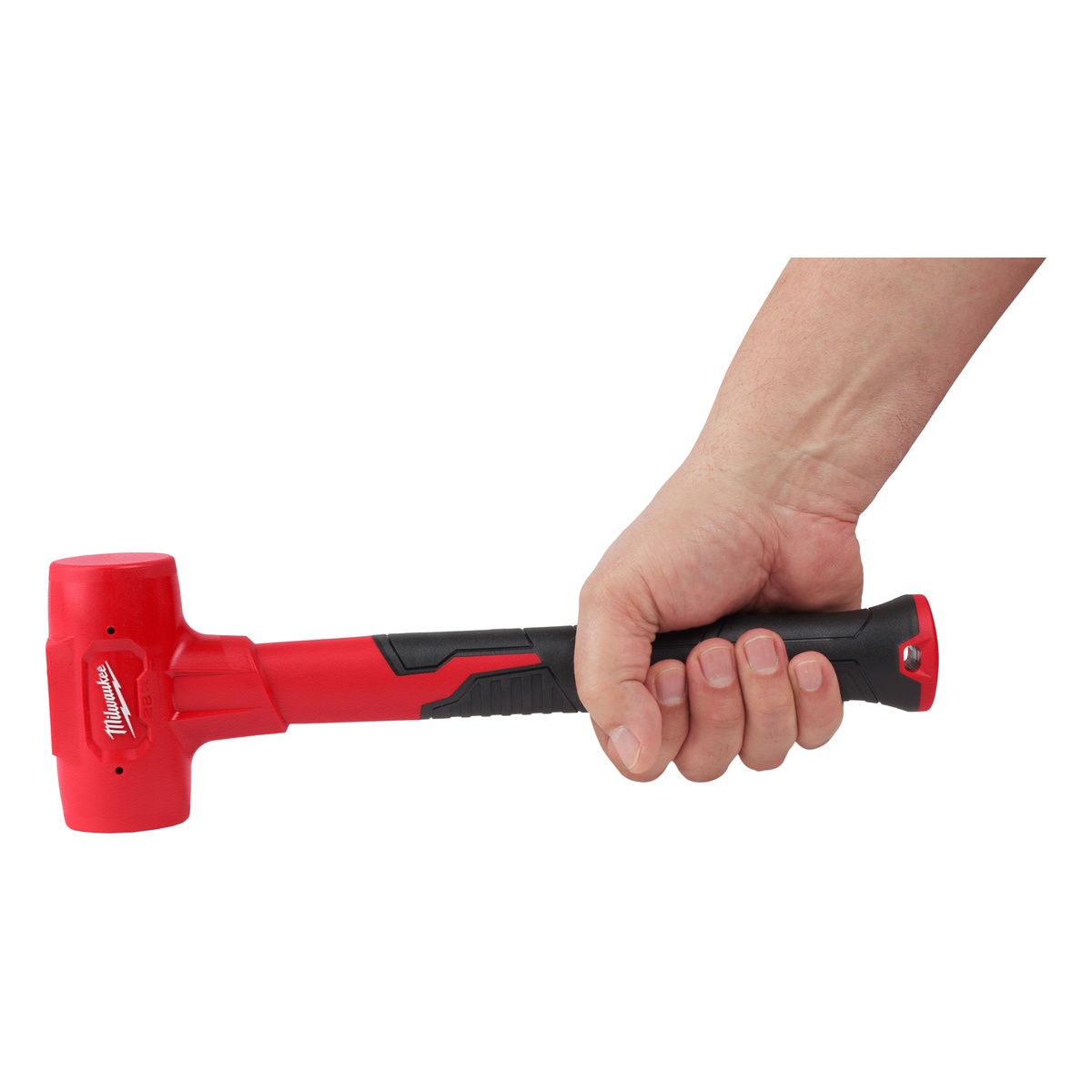 Milwaukee Schonhammer rückschlagfrei, 790 g, Ø 47 mm, Kopf mit Stahlkugeln gefüllt, stahlverstärkter Griff