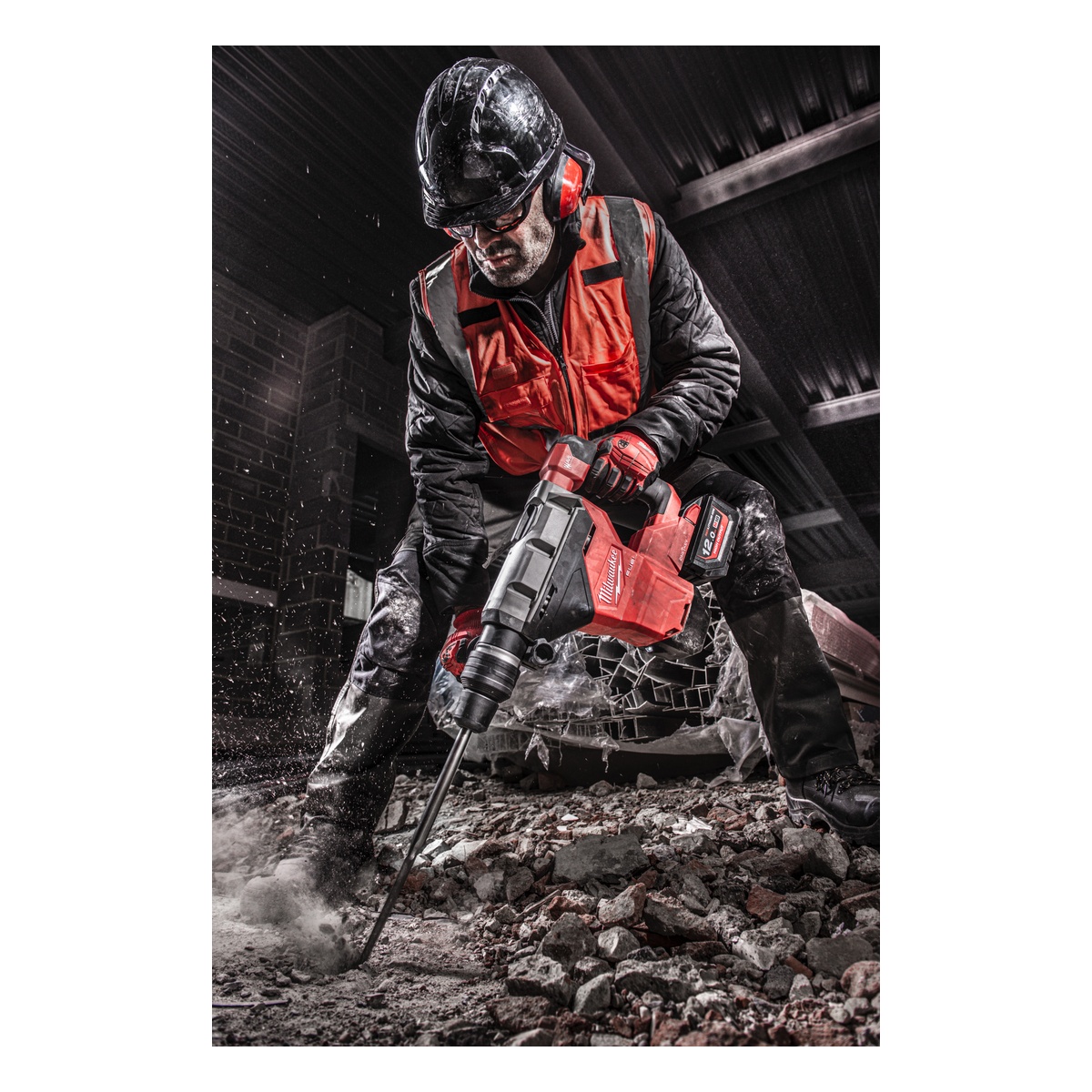 Milwaukee Fliesenmeißel SDS-Max Premium SLEDGE 380 x 50 mm - 1 Stk.