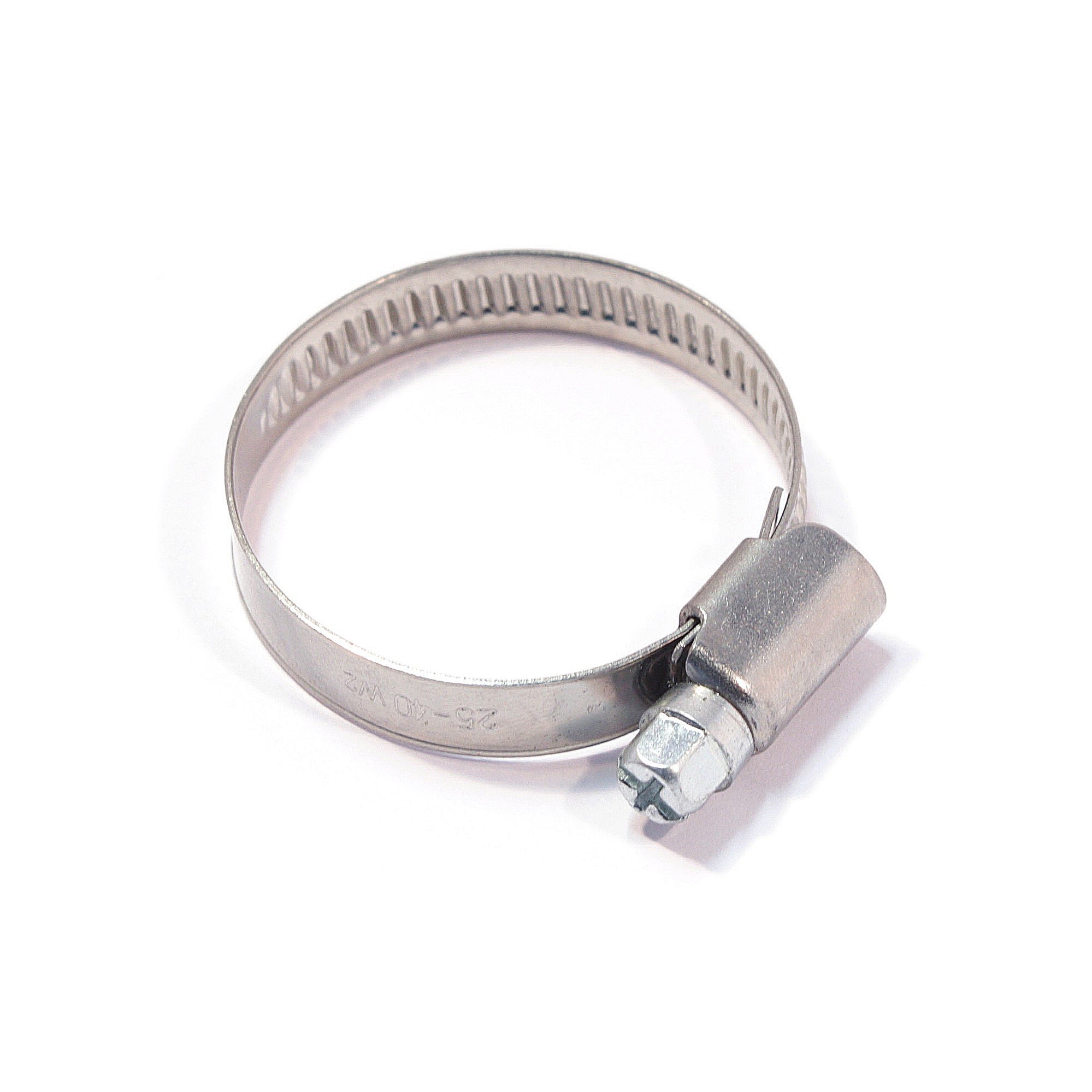 Schlauchschelle 60-80 x 9 mm DIN 3017 1.4016 (W2) Form A, mit Schneckenantrieb Schlauchschelle 60-80 x 9 mm DIN 3017 1.4016 (W2) Form A, mit Schneckenantrieb