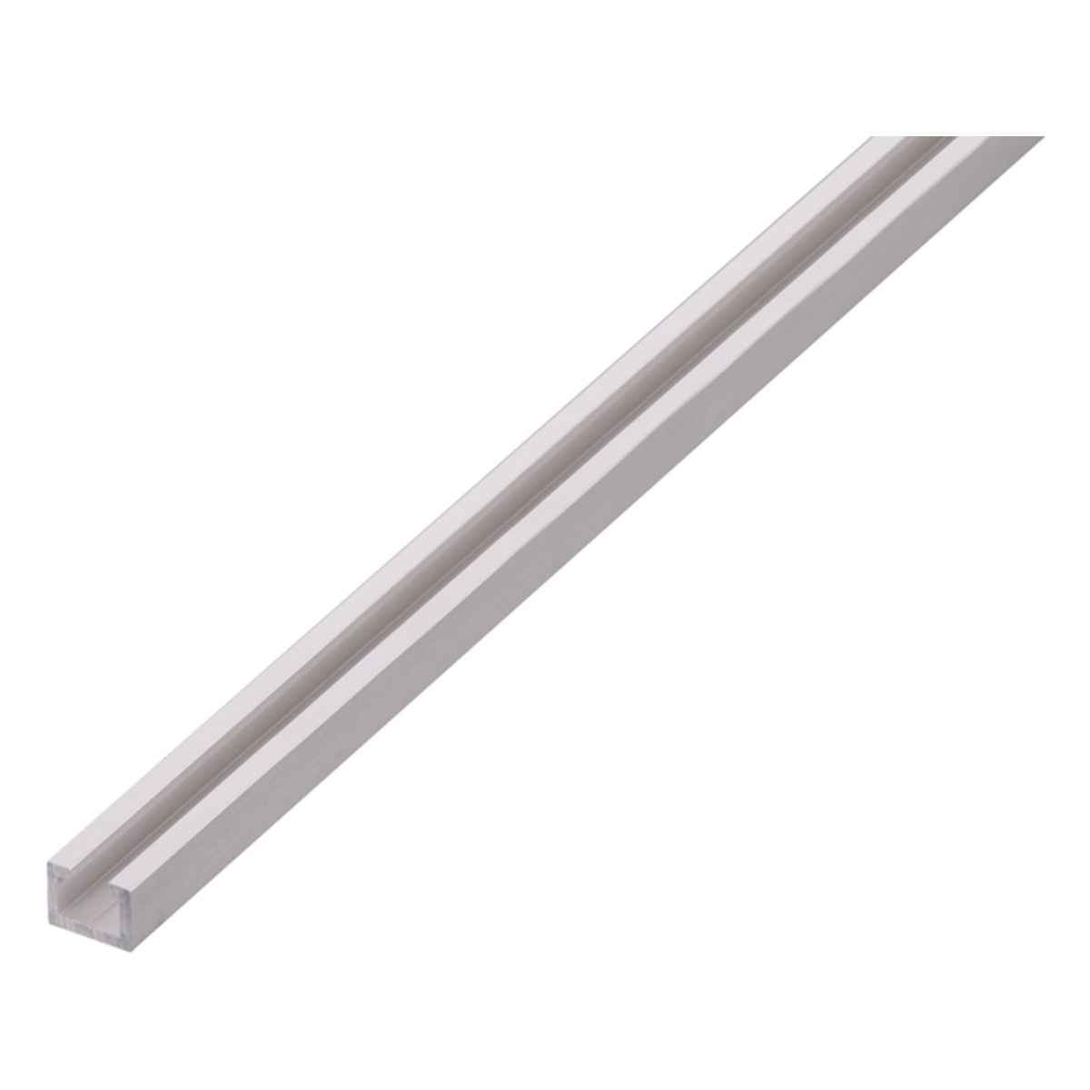Alberts Nutprofil, 14 x 10 x 2000 mm, Aluminium, silberfarbig eloxiert - 1 Stk.