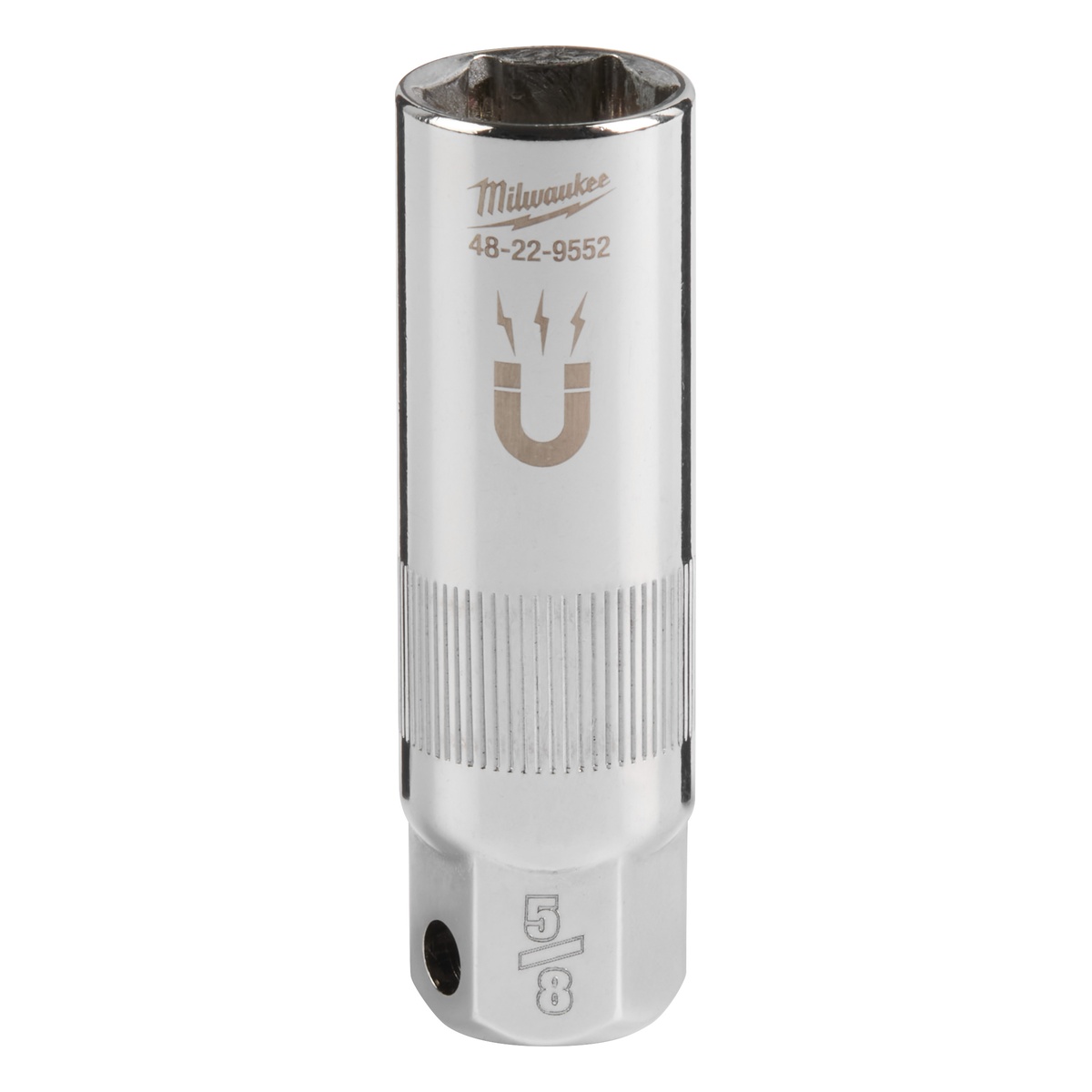 Milwaukee Zündkerzeneinsatz 3/8 Zoll, 16 mm (5/8″), magnetisch, 68 mm, Kugelsicherung
