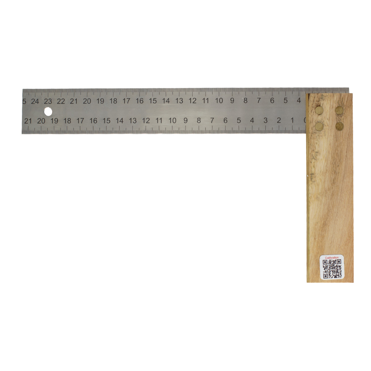 Hedue Tischlerwinkel Nussbaum 250 mm Edelstahlblatt 35 mm