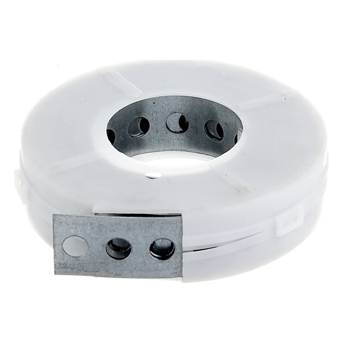 Alberts Lochband, 20 x 12 mm / 3 m, Stahl roh, sendzimirverzinkt, in Abrollkassette - 1 Stk.