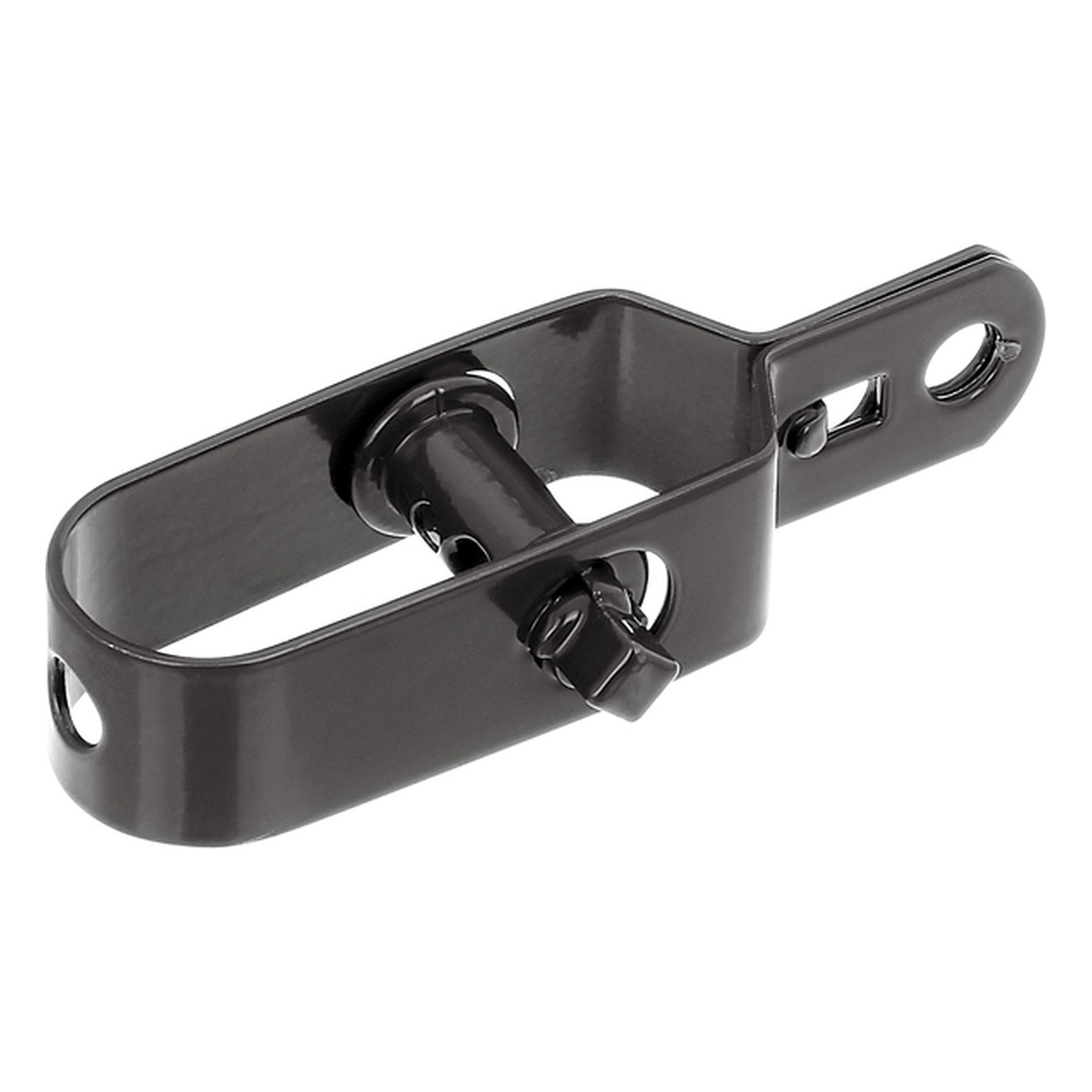 Alberts Drahtspanner, 42 x 100 x 22 mm, Stahl roh, verzinkt anthrazit kunststoffbeschichtet RAL 7016 - 1 Stk.