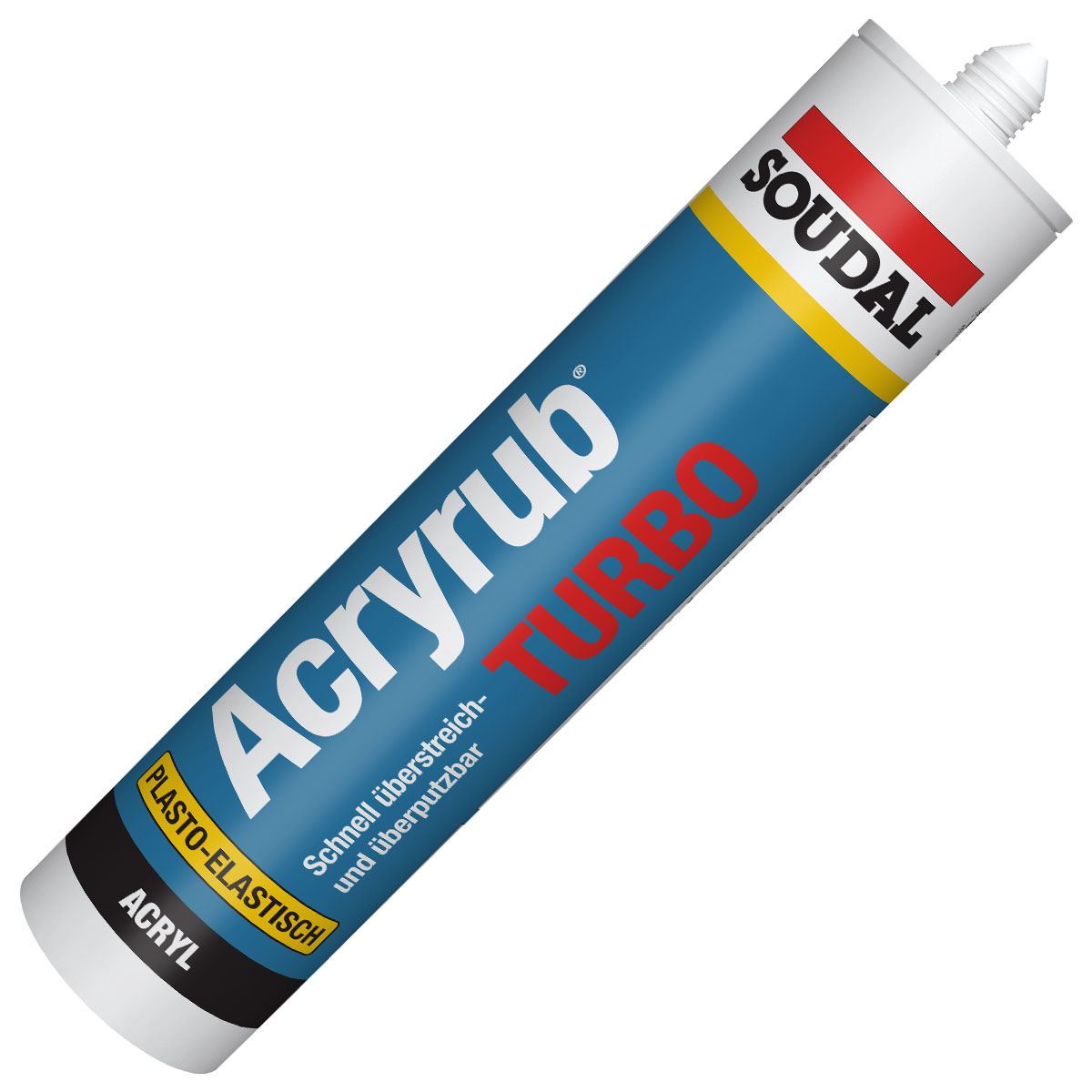 Soudal Acryrub TURBO, 310 ml, Weiß - 1 Stk.