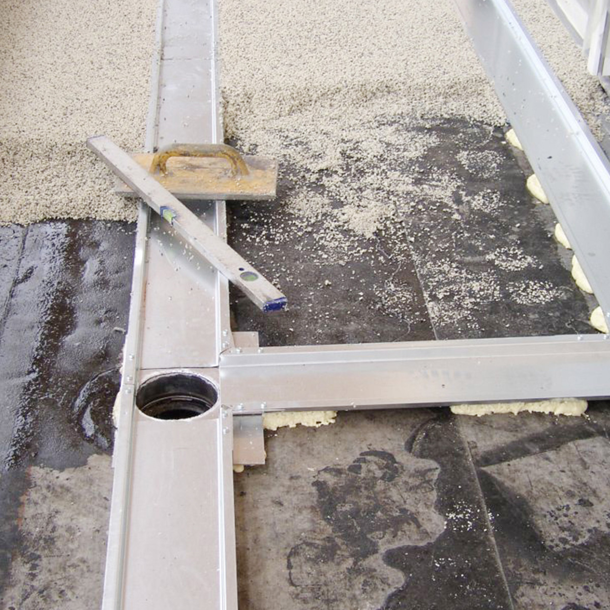 Via NEVOLIT Dämmstoffschüttung Gefälleausgleichung